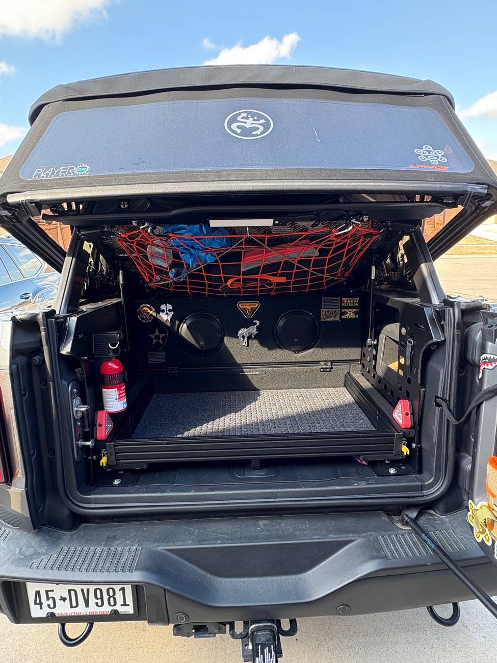 Ford Bronco Custom Drawer and Slide out Storage IMG_6745
