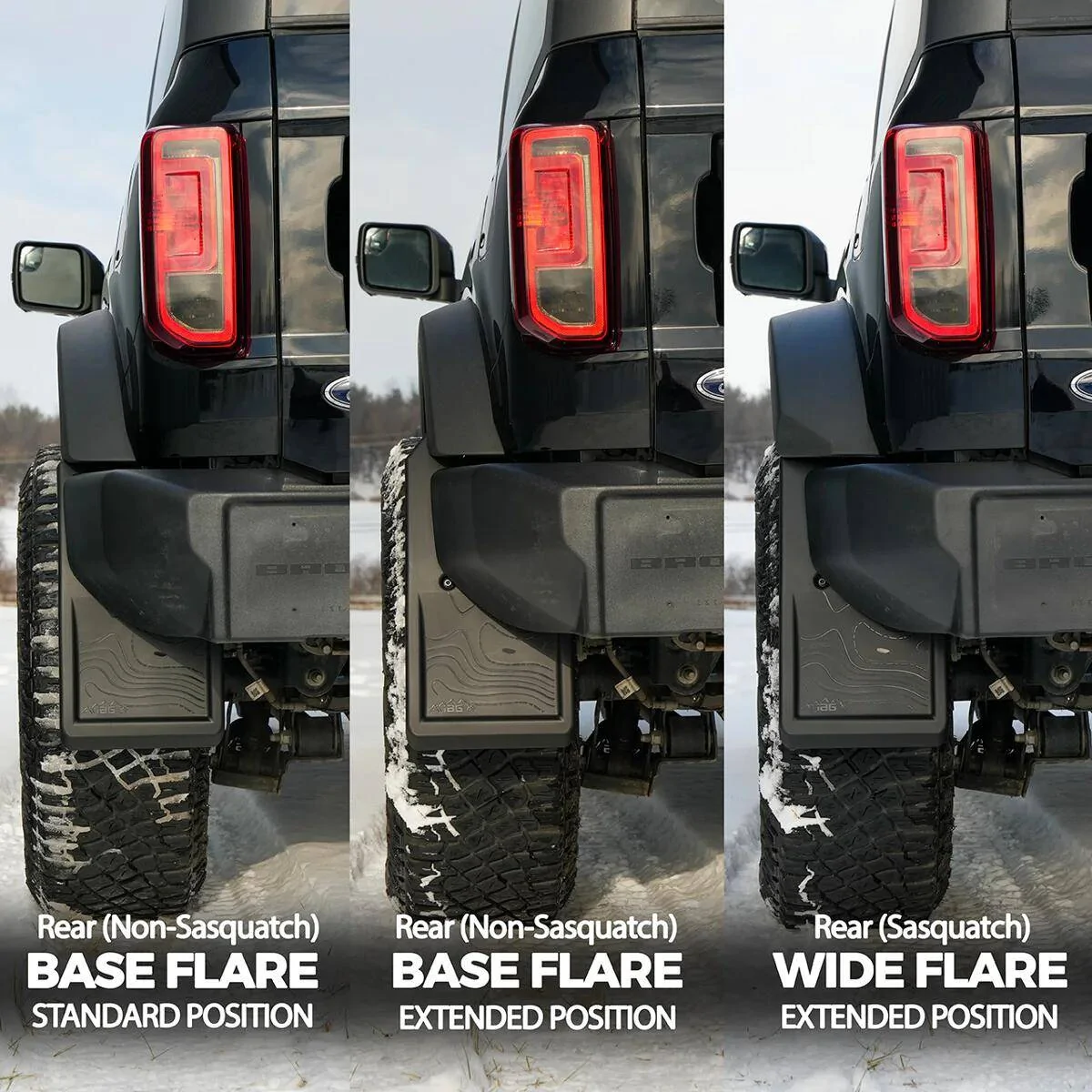 Ford Bronco Coming Soon: IAG Trail Shield Adjustable Mud Flaps 1742385962639-4m