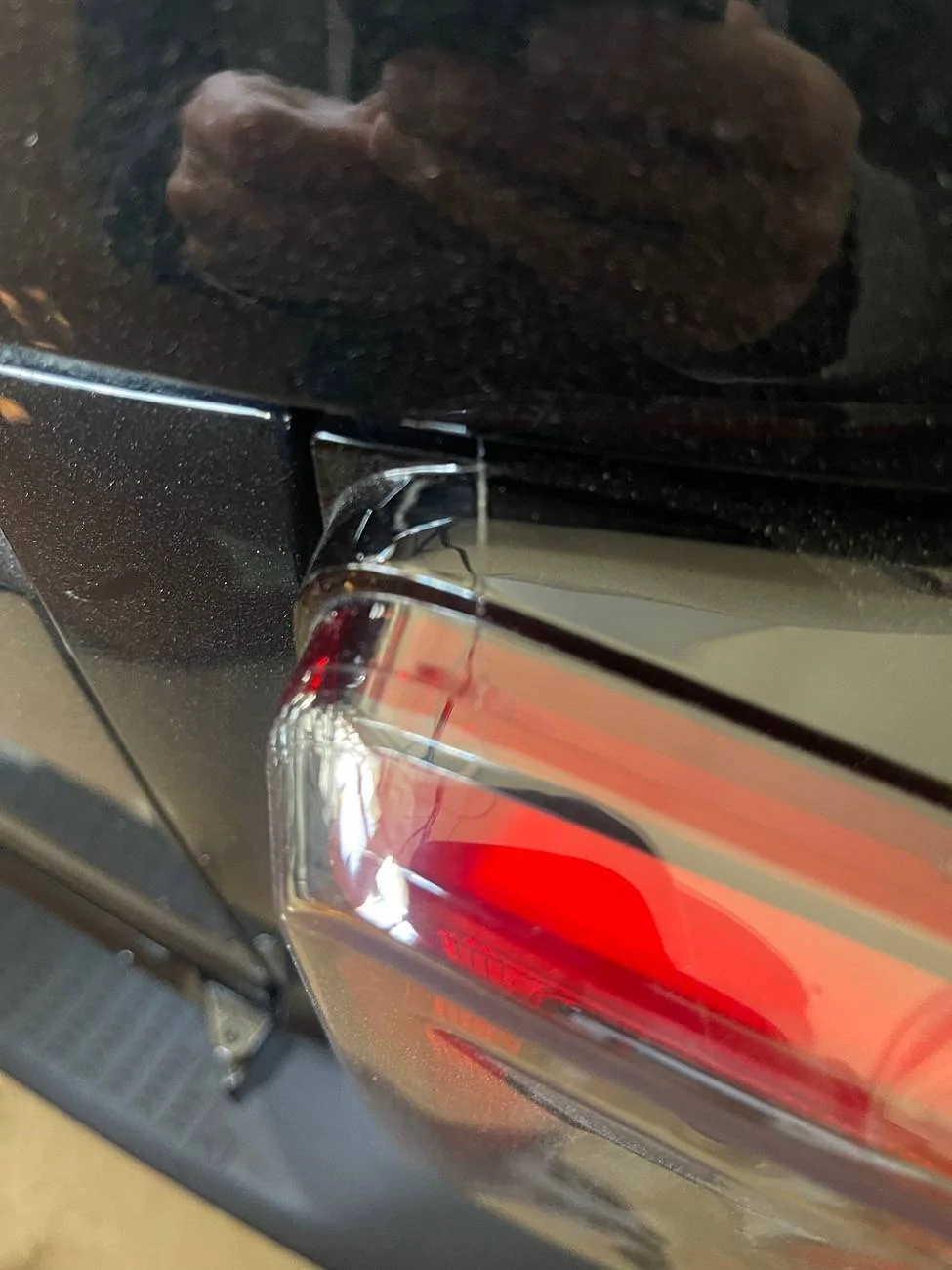 Ford Bronco Crack in tail light IMG_1821