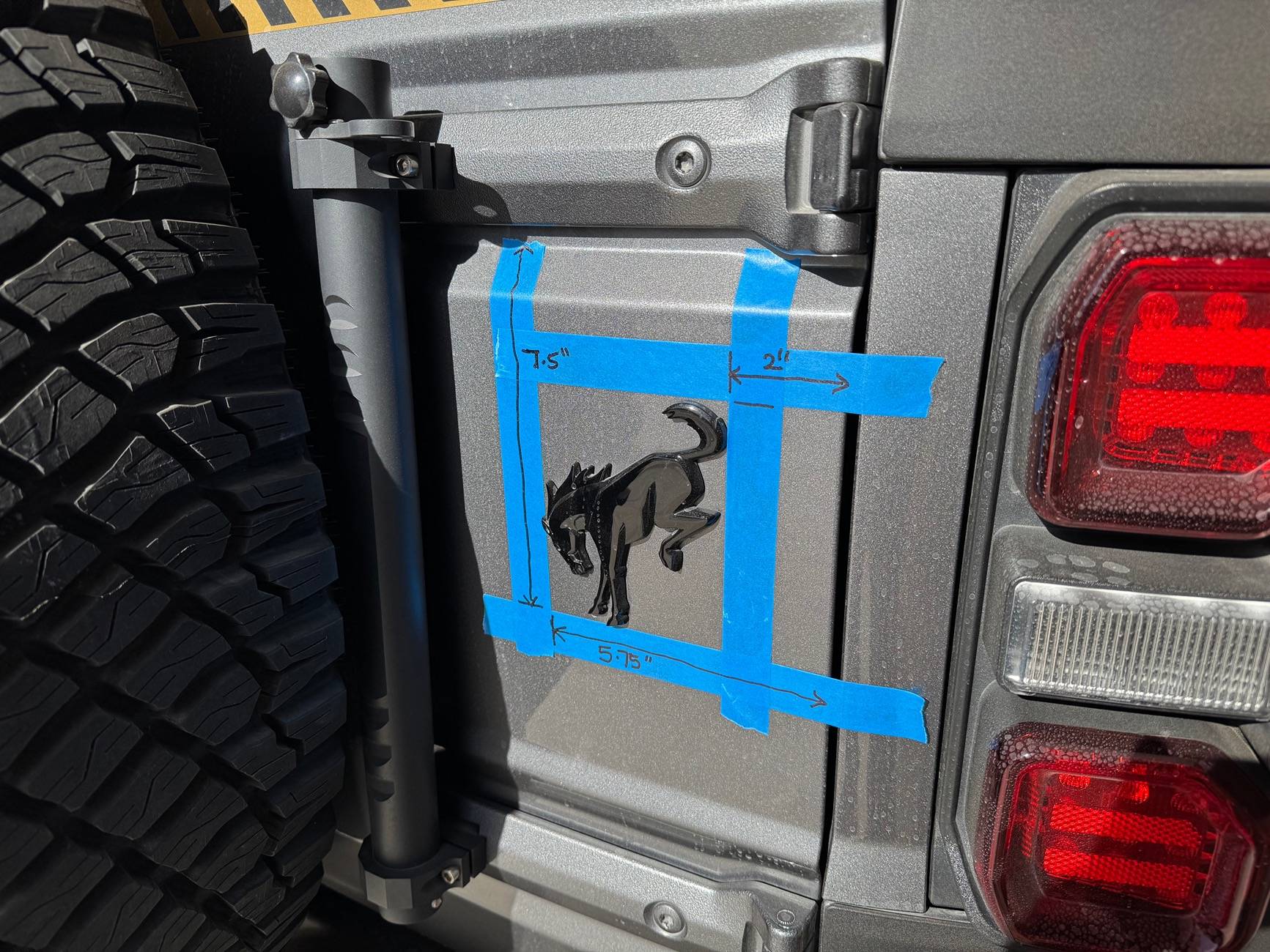 Ford Bronco Tailgate Bronco Emblem Placement? IMG_2835