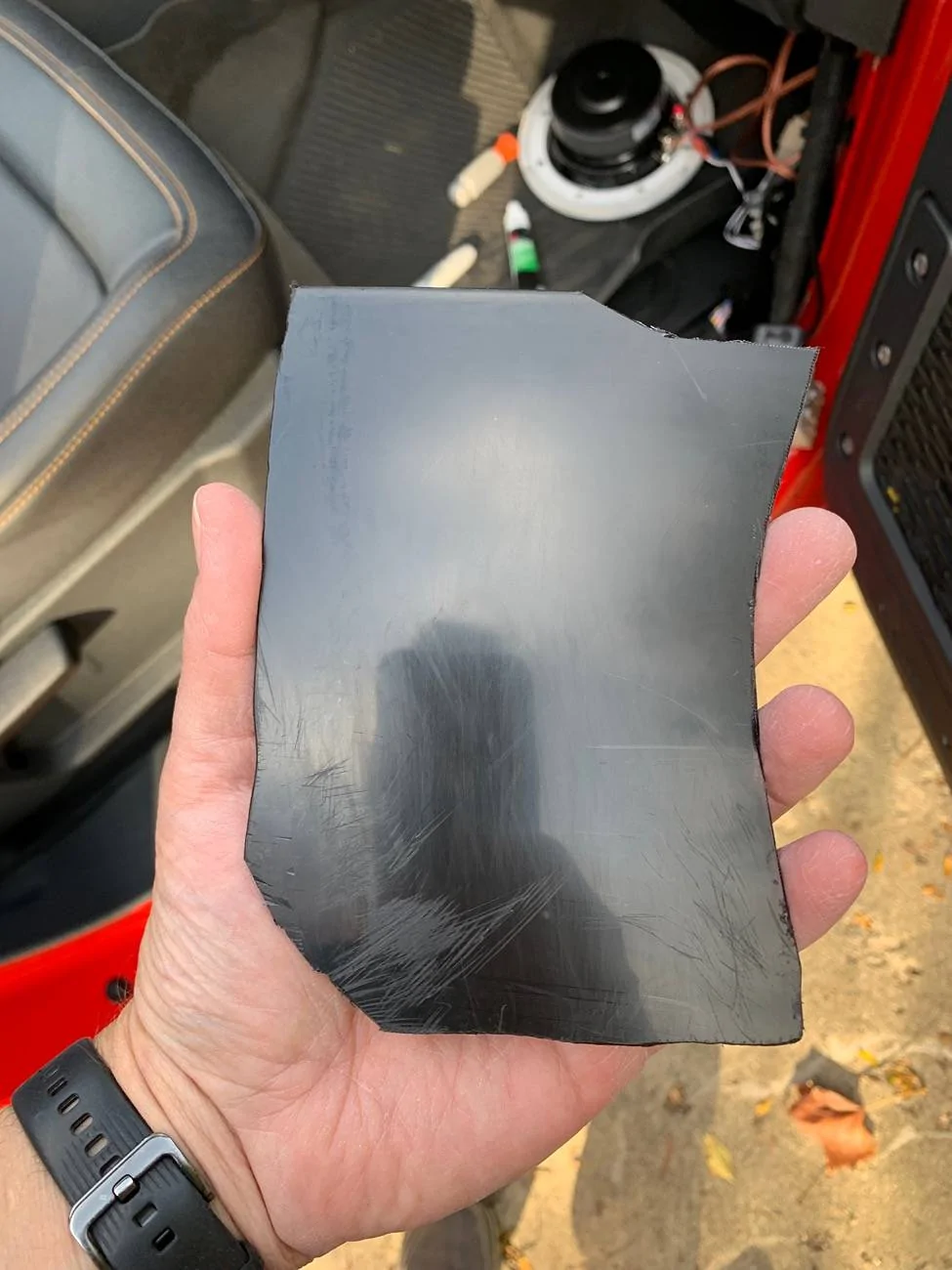 Ford Bronco Midbass from kickpanel speakers IMG_4723