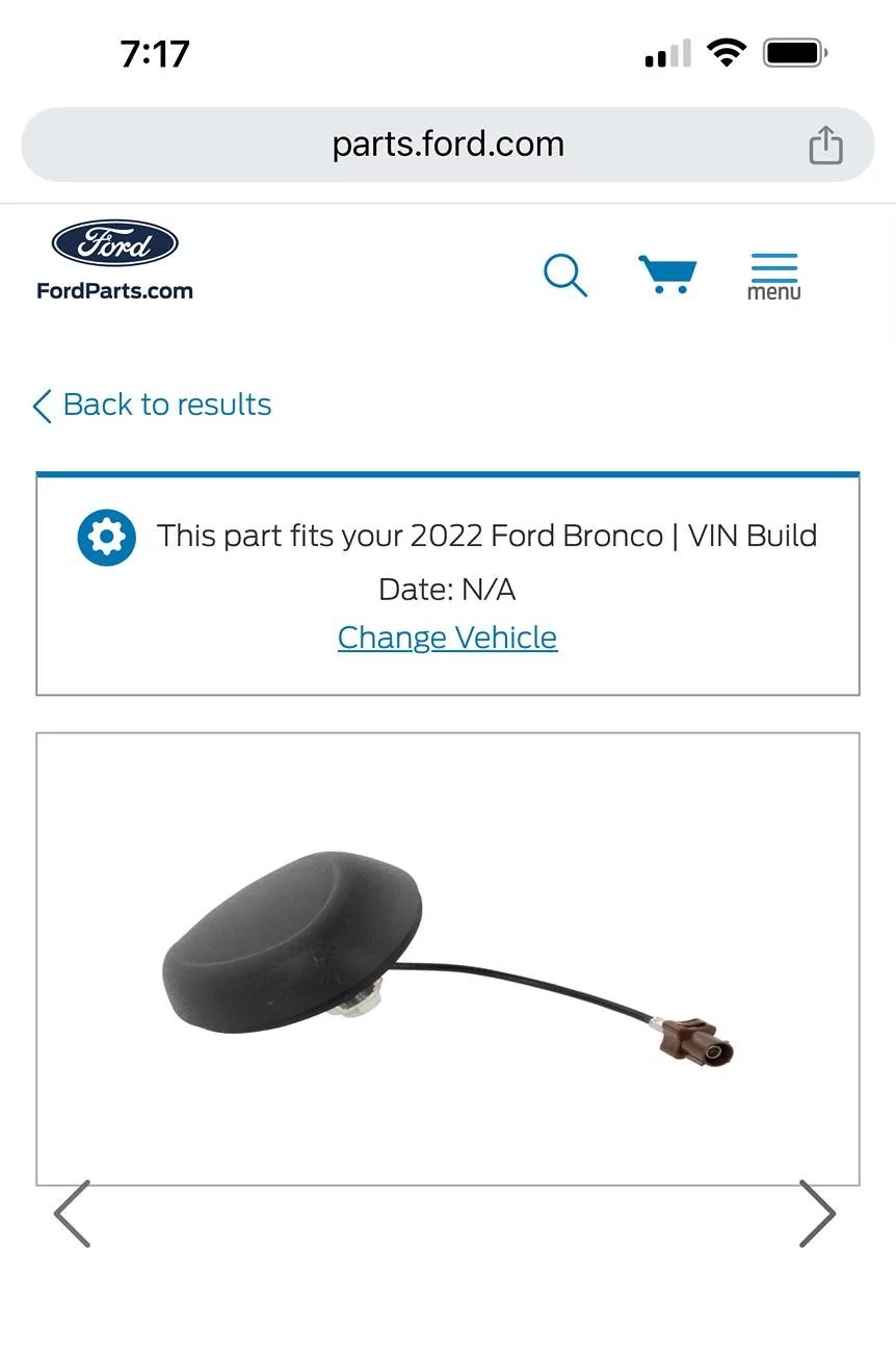 Ford Bronco SiriusXM/GPS Antenna Relocation/Replacment IMG_1160