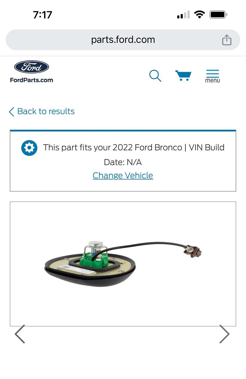 Ford Bronco SiriusXM/GPS Antenna Relocation/Replacment IMG_1159