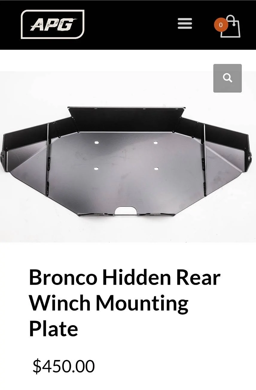 Ford Bronco Hardware for raptor hitch braces? Screenshot_20250321_095818_Chrom