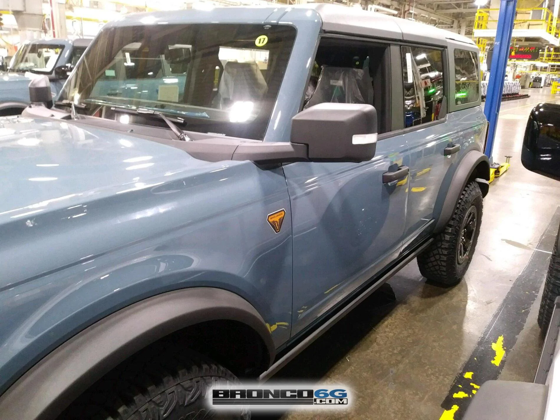 Ford Bronco 10 New Factory Broncos courtesy of The Stig??? 1 - Area 51 Badlands 4 door Bronco 1- Factory Production Plant