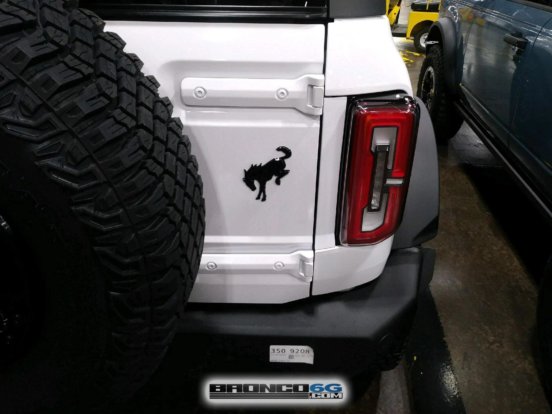 Ford Bronco 10 New Factory Broncos courtesy of The Stig??? 2 - Oxford White Wildtrak 2 door Bronco 1- Factory Production Plant