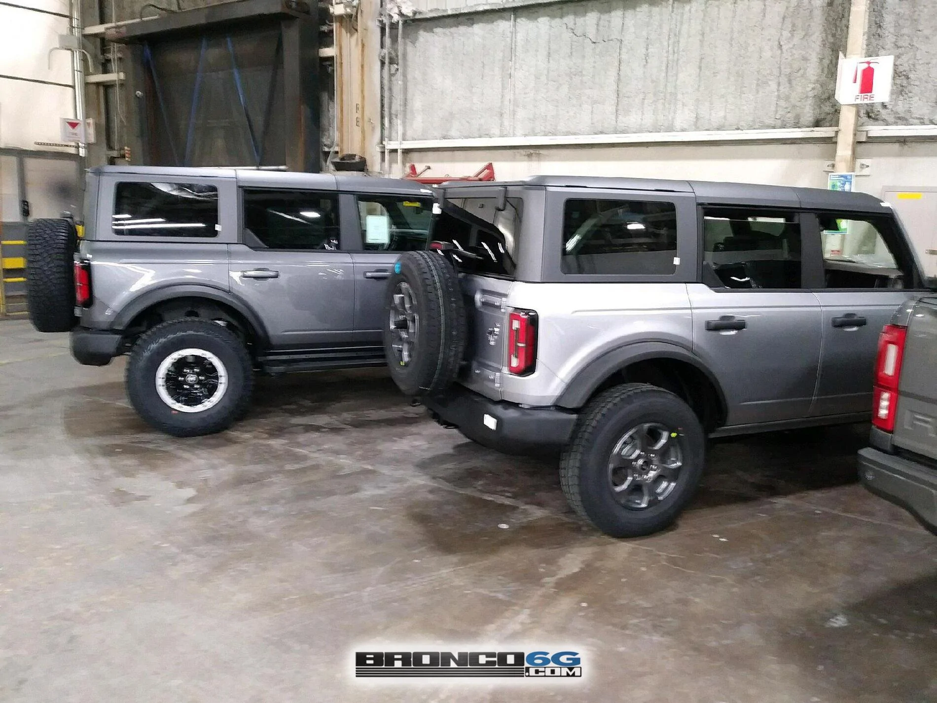 Ford Bronco 10 New Factory Broncos courtesy of The Stig??? 6 - Carbonized Gray Sasquatch 4-Door Bronco 2- Factory Production Plant