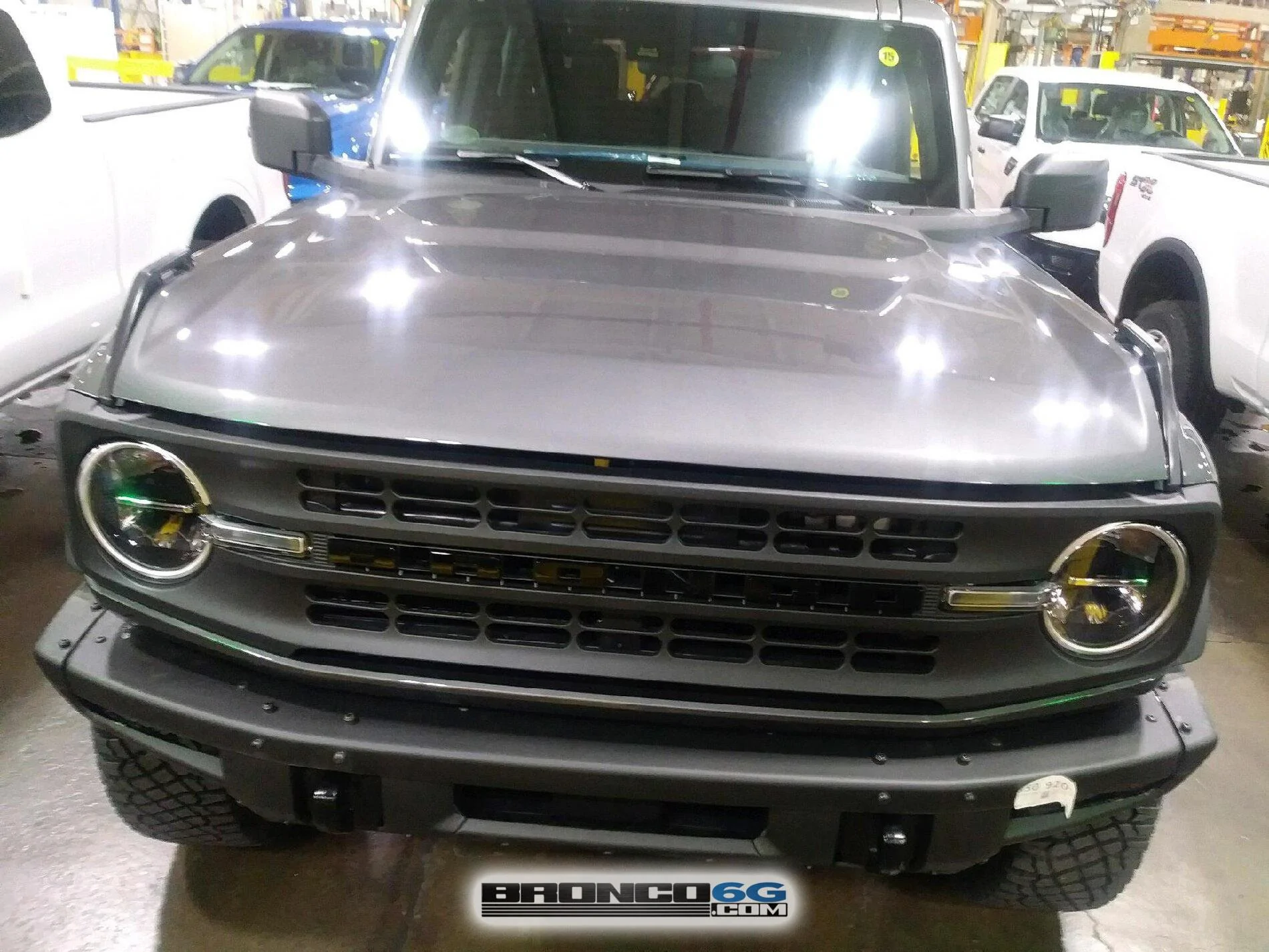 Ford Bronco 60+ Bronco Interior + Exterior Pics From Factory (by The Stig) 2021 Bronco interior factory production line photos 4