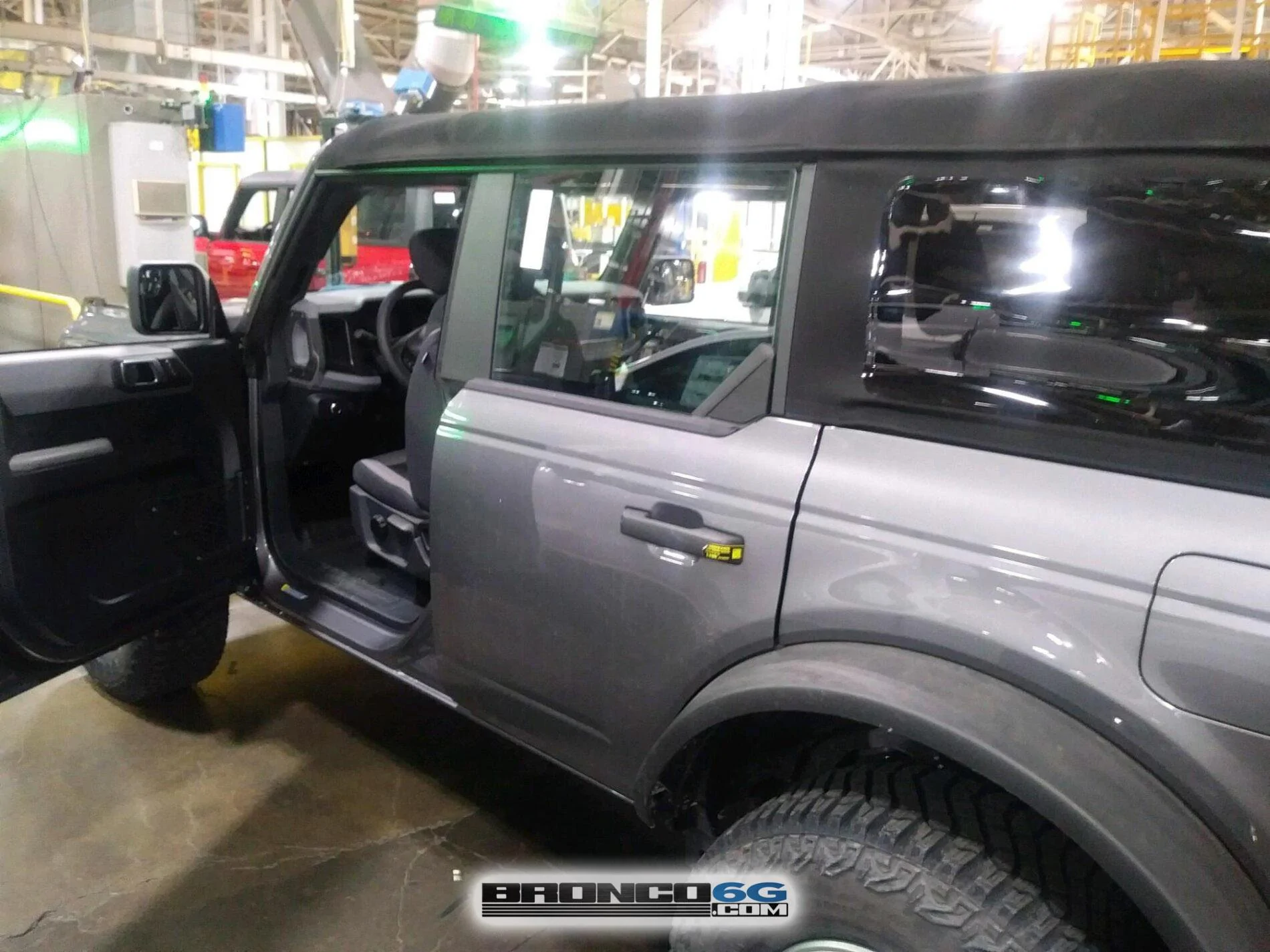 Ford Bronco 60+ Bronco Interior + Exterior Pics From Factory (by The Stig) 2021 Bronco interior factory production line photos 5