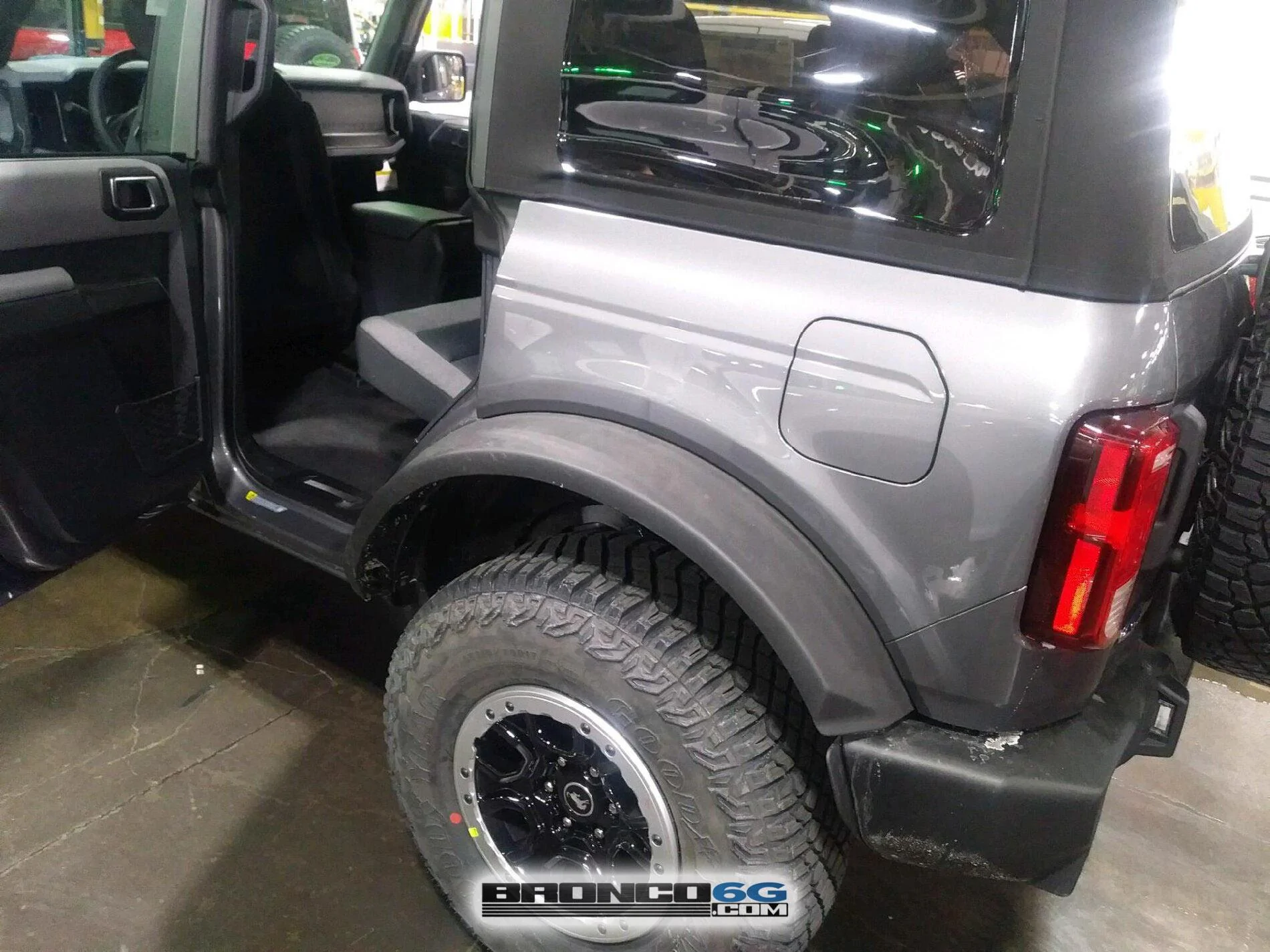 Ford Bronco 60+ Bronco Interior + Exterior Pics From Factory (by The Stig) 2021 Bronco interior factory production line photos 6