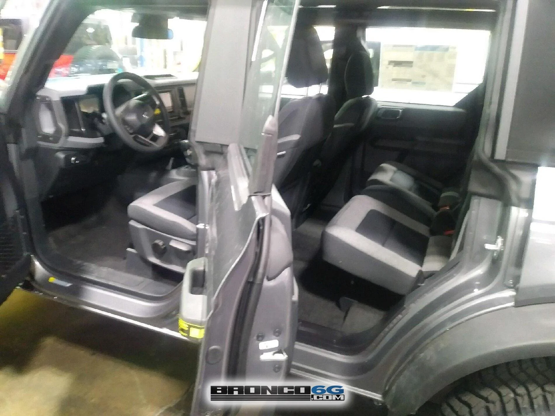 Ford Bronco 60+ Bronco Interior + Exterior Pics From Factory (by The Stig) 2021 Bronco interior factory production line photos 10