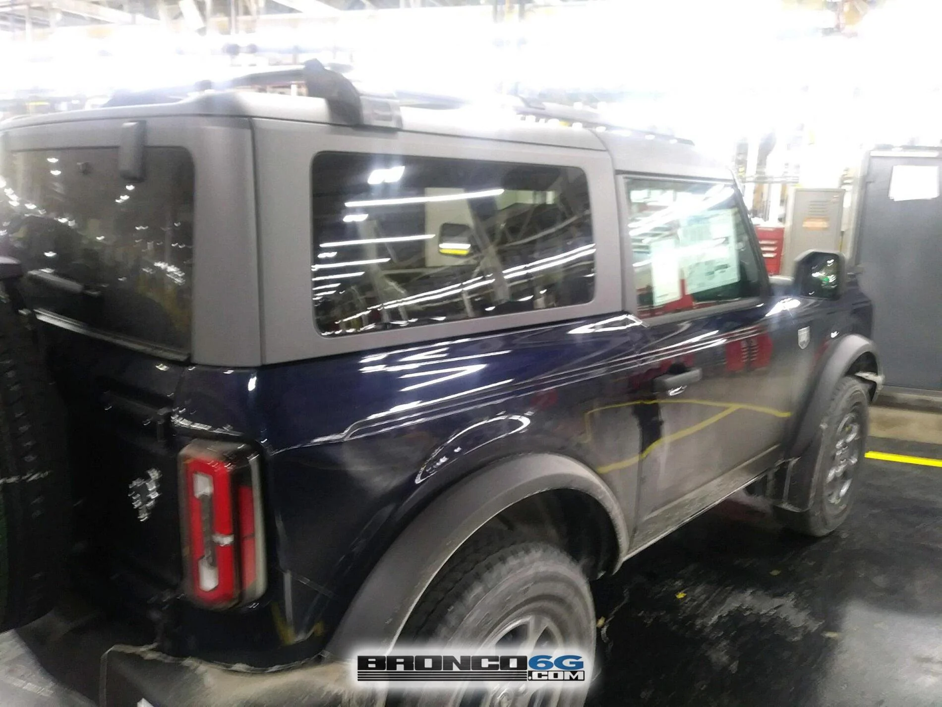 Ford Bronco 60+ Bronco Interior + Exterior Pics From Factory (by The Stig) 2021 Bronco interior factory production line photos 21