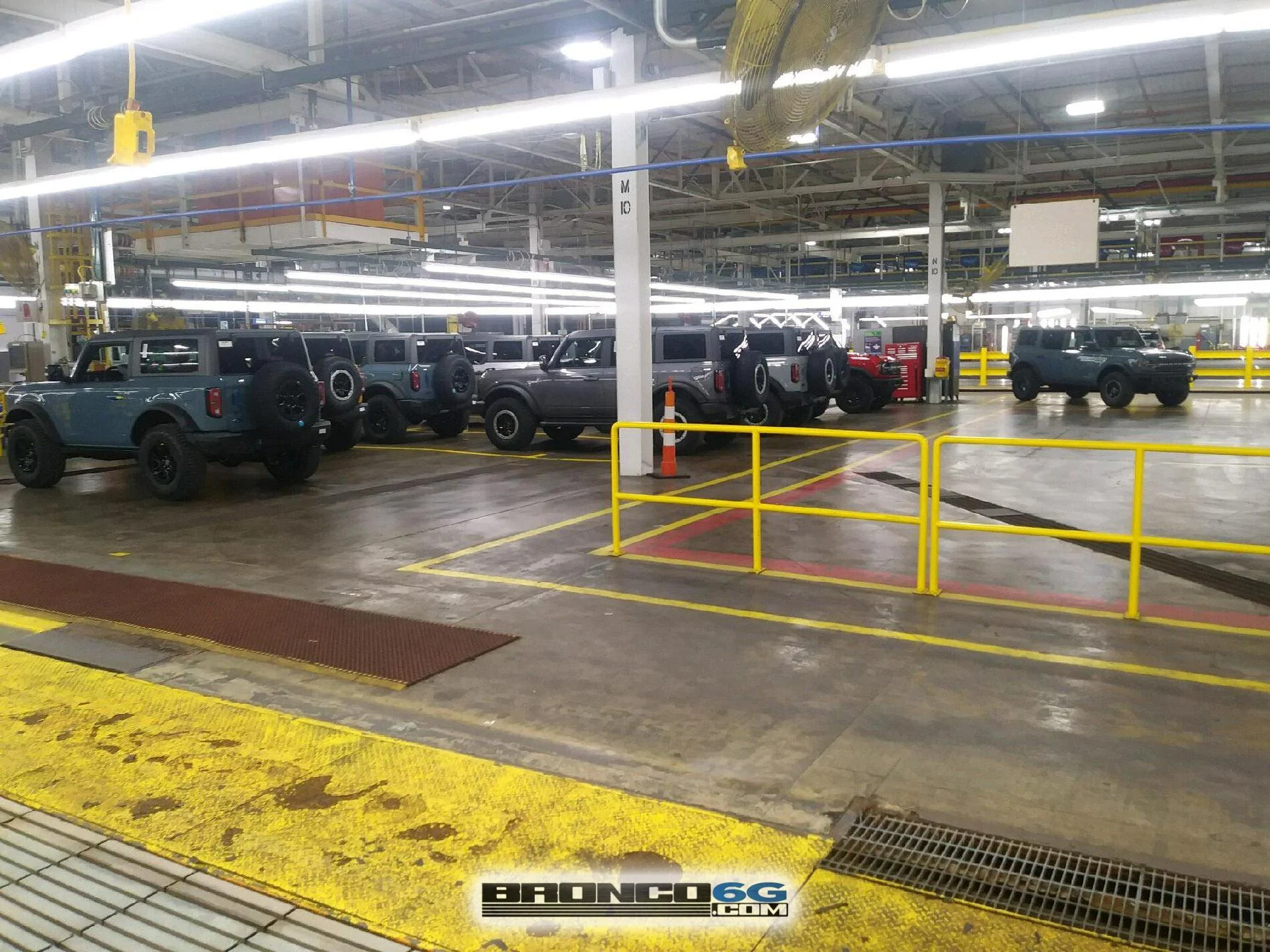 Ford Bronco 30+ Bronco Factory Pics: Navy Pier Interior, Bronze Dashboard, Base Antimatter Blue + More by The Stig ??️? 2021 Ford Bronco Production Factory Exterior Interior 3