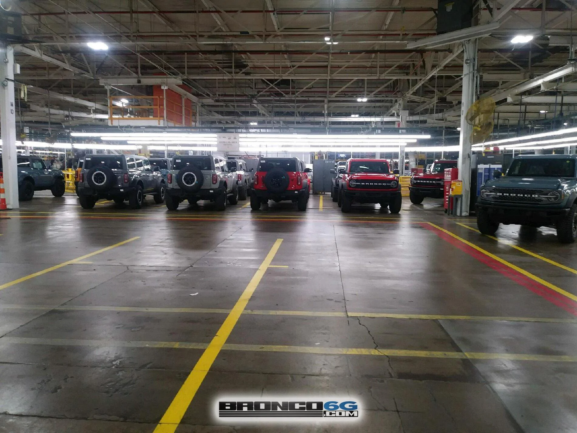 Ford Bronco 30+ Bronco Factory Pics: Navy Pier Interior, Bronze Dashboard, Base Antimatter Blue + More by The Stig ??️? 2021 Ford Bronco Production Factory Exterior Interior 4