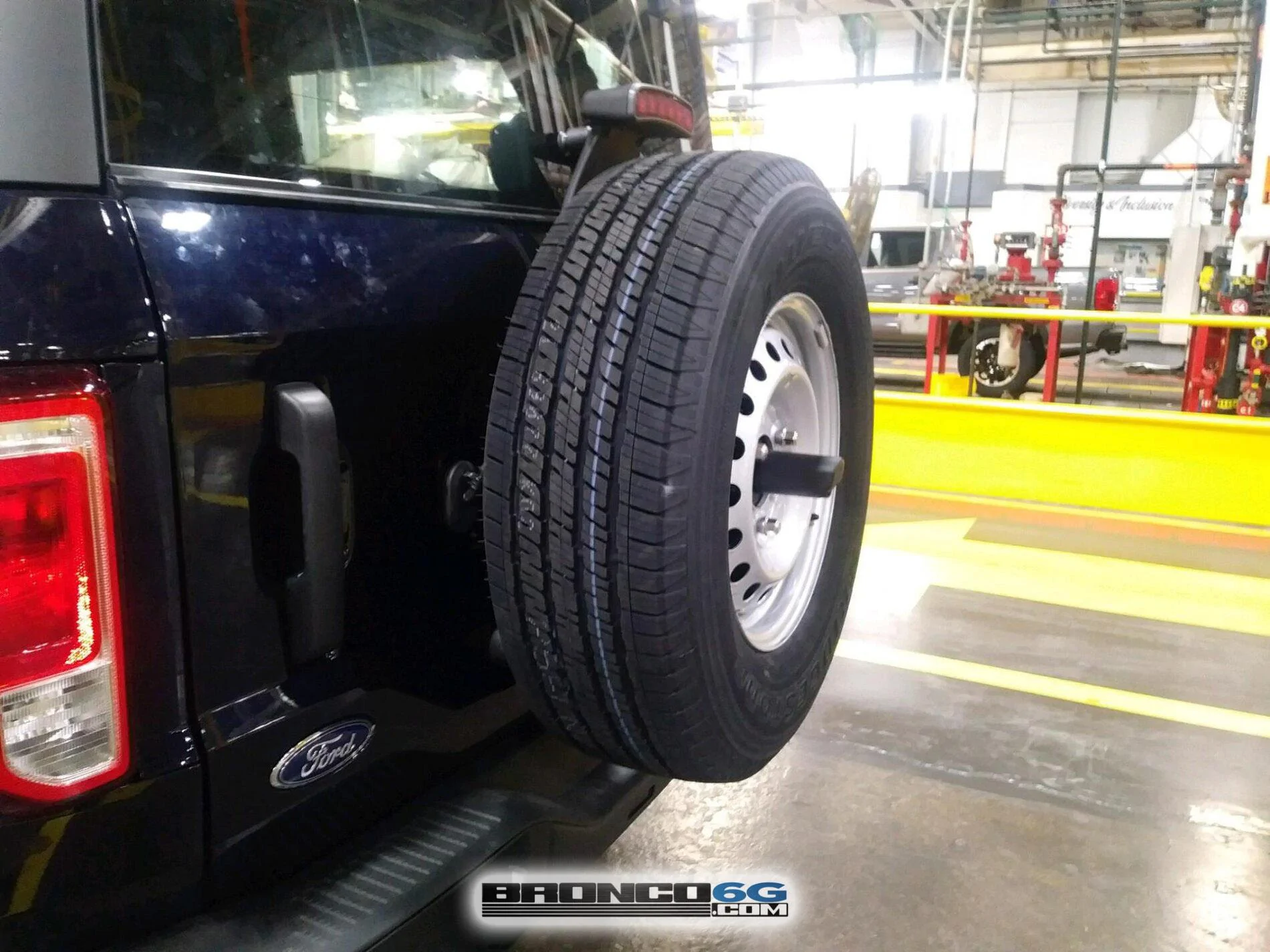 Ford Bronco 30+ Bronco Factory Pics: Navy Pier Interior, Bronze Dashboard, Base Antimatter Blue + More by The Stig ??️? 2021 Ford Bronco Production Factory Exterior Interior 8