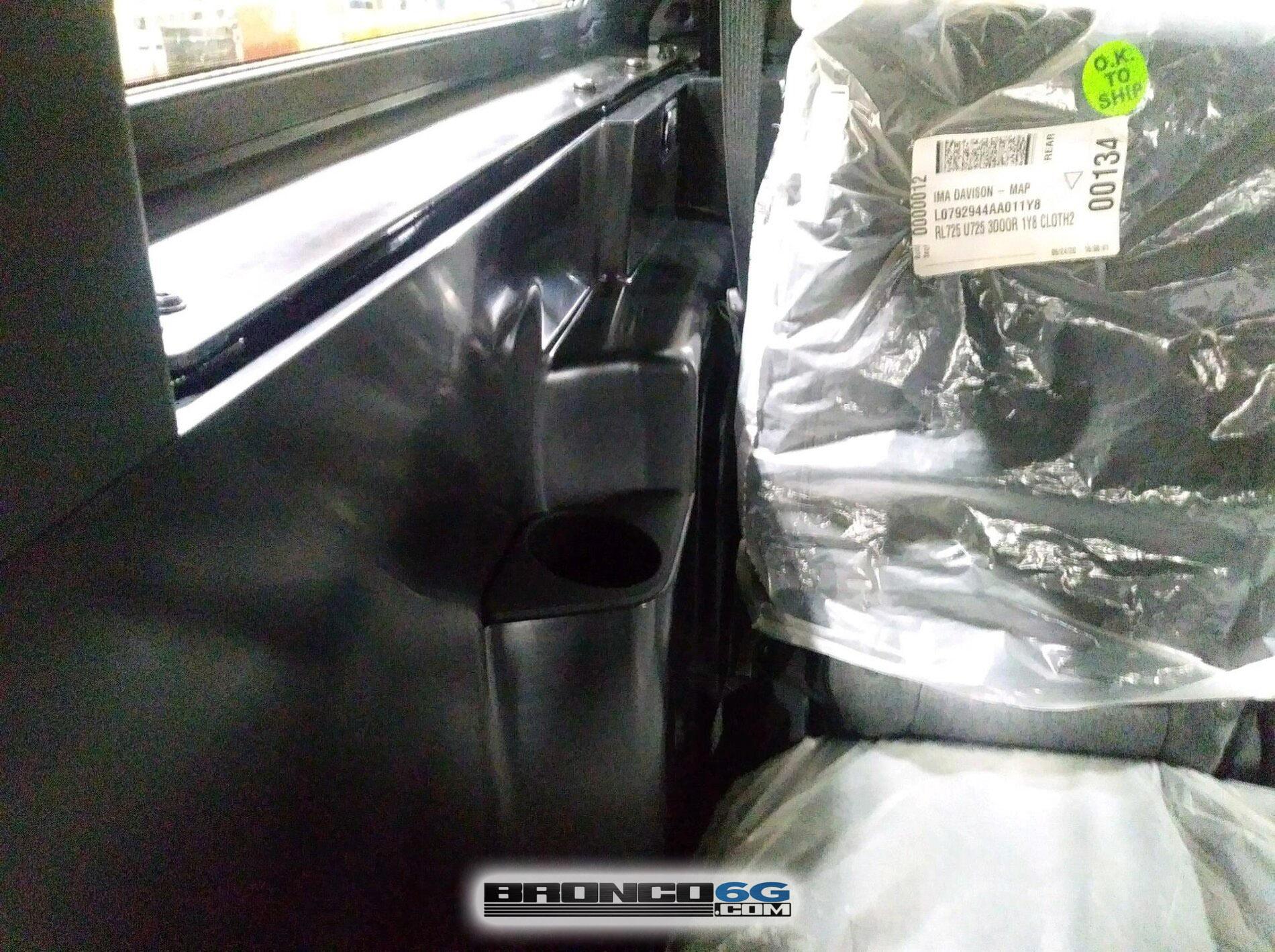 Ford Bronco 30+ Bronco Factory Pics: Navy Pier Interior, Bronze Dashboard, Base Antimatter Blue + More by The Stig ??️? Base Interior Cloth 2021 Ford Bronco Production Factory Exterior Interior 3