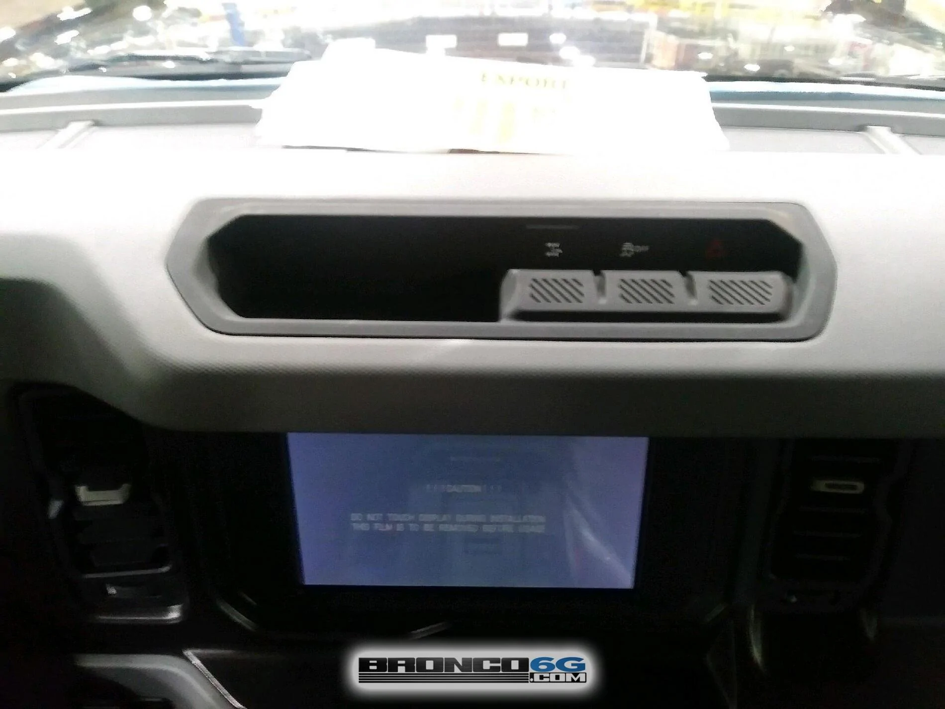 Ford Bronco 30+ Bronco Factory Pics: Navy Pier Interior, Bronze Dashboard, Base Antimatter Blue + More by The Stig ??️? Base Interior Cloth 2021 Ford Bronco Production Factory Exterior Interior 5