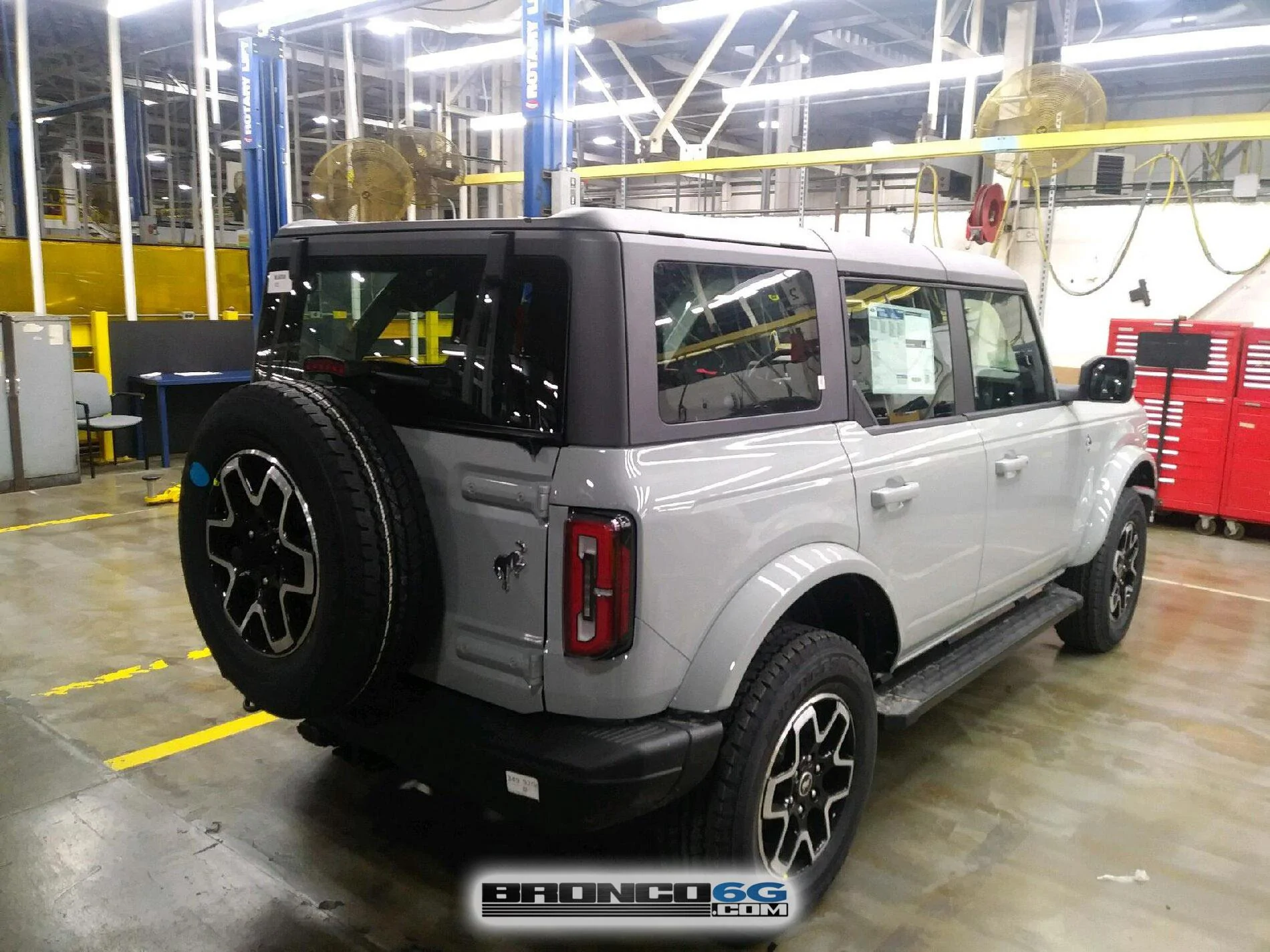 Ford Bronco 30+ Bronco Factory Pics: Navy Pier Interior, Bronze Dashboard, Base Antimatter Blue + More by The Stig ??️? Iconic Silver Outer Banks 4-Door 2021 Ford Bronco Production Factory Exterior Interior 2