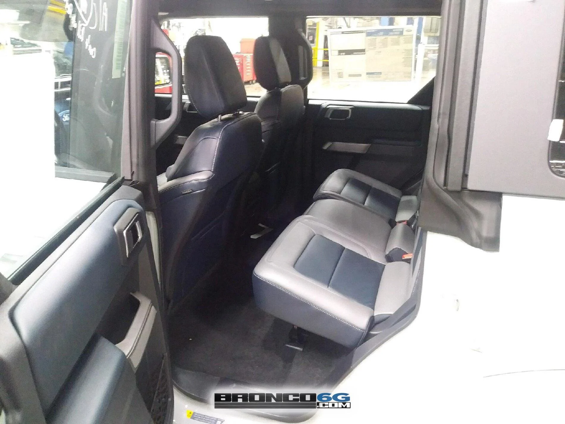 Ford Bronco 30+ Bronco Factory Pics: Navy Pier Interior, Bronze Dashboard, Base Antimatter Blue + More by The Stig ??️? Navy Pier Interior 2021 Ford Bronco Production Factory Exterior Interior 1