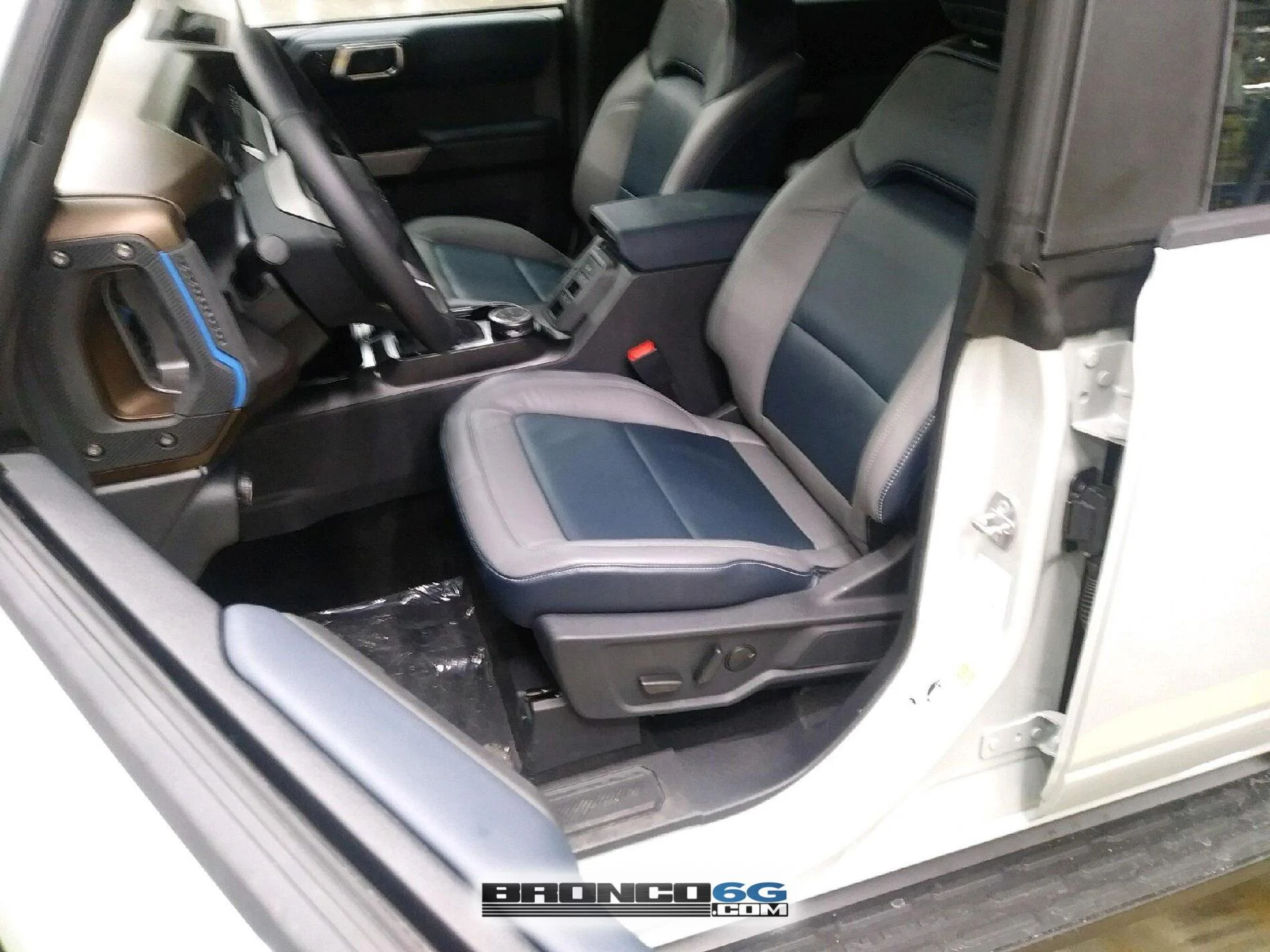 Ford Bronco 30+ Bronco Factory Pics: Navy Pier Interior, Bronze Dashboard, Base Antimatter Blue + More by The Stig ??️? Navy Pier Interior 2021 Ford Bronco Production Factory Exterior Interior 2