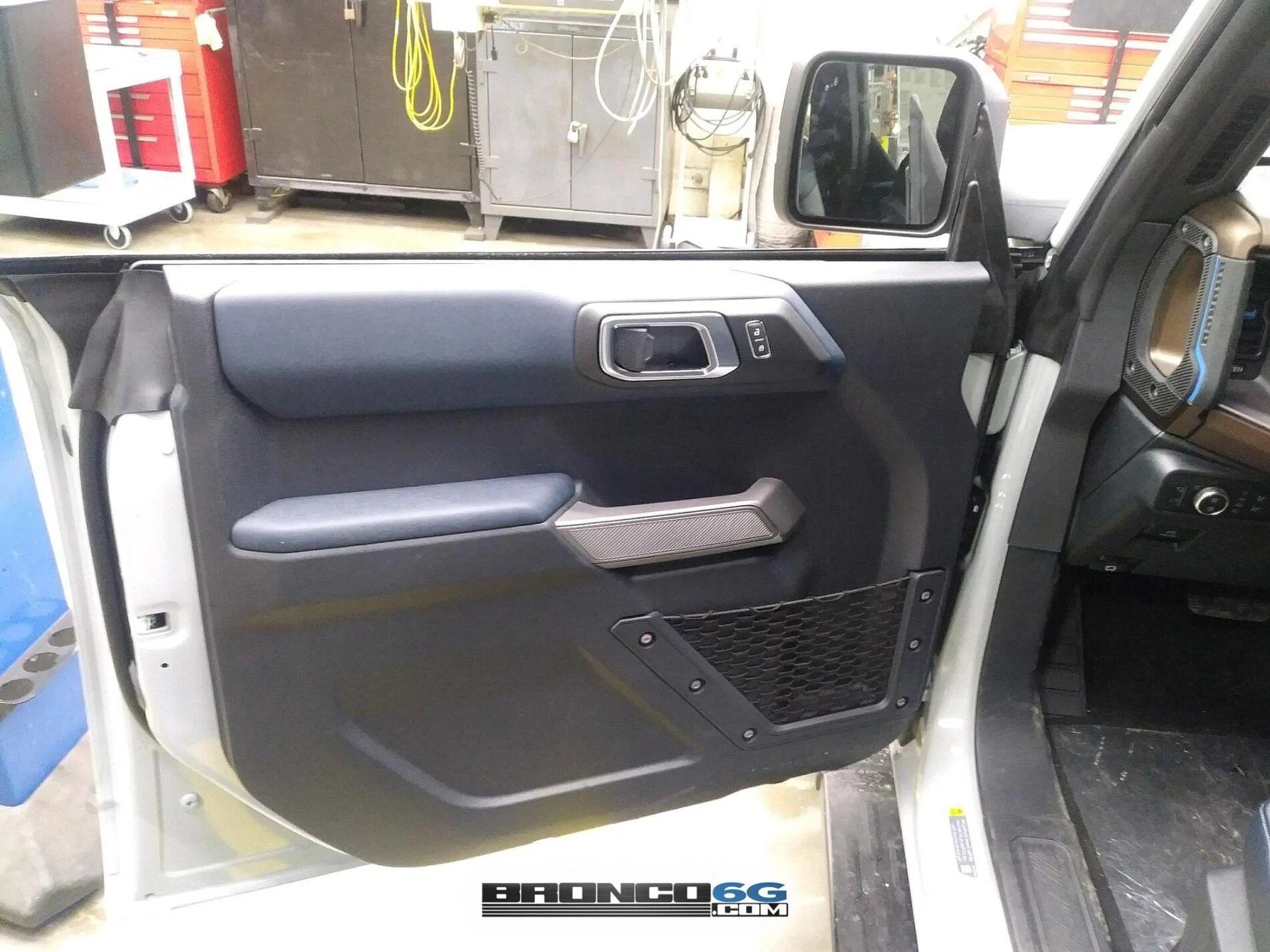 Ford Bronco 30+ Bronco Factory Pics: Navy Pier Interior, Bronze Dashboard, Base Antimatter Blue + More by The Stig ??️? Navy Pier Interior 2021 Ford Bronco Production Factory Exterior Interior 4