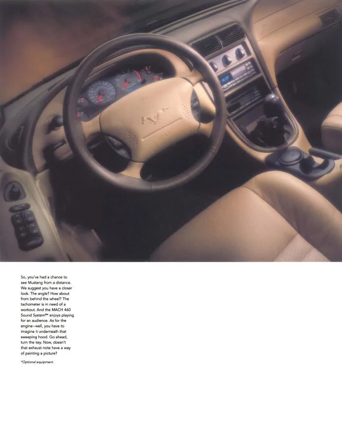 Ford Bronco Bronco Wildtrak Interior and Seats 2000-ford-mustang-brochure-03