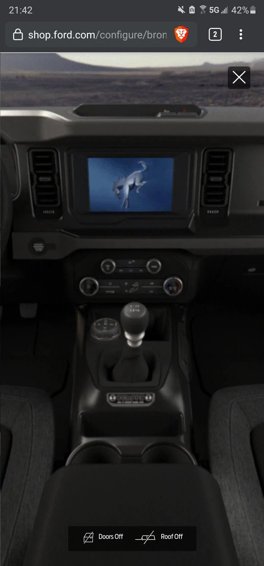 Ford Bronco Bronco Base Interior, Seats, Dash Screenshot_20201220-214227_Brav