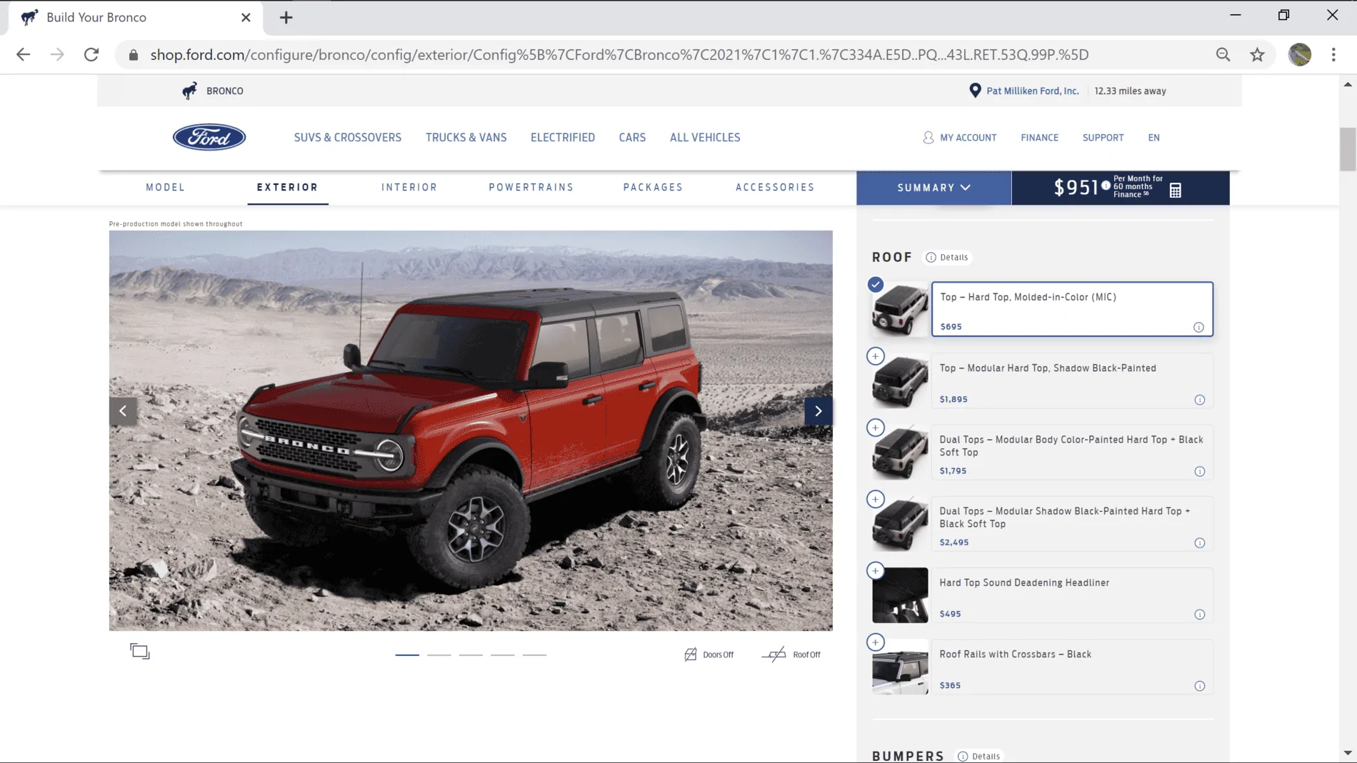 Ford Bronco Build & Price Updated: Auto No Longer Free For Mid-Level Trim + Other Changes Screenshot (519)