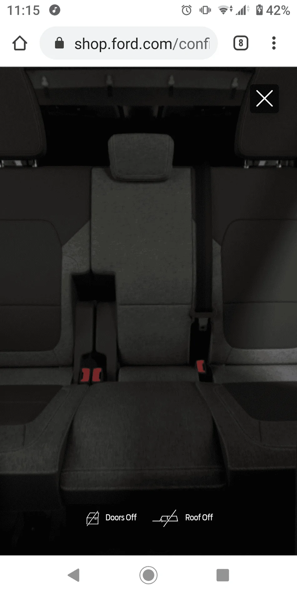 Ford Bronco Bronco Base Interior, Seats, Dash Screenshot_20201220-231533