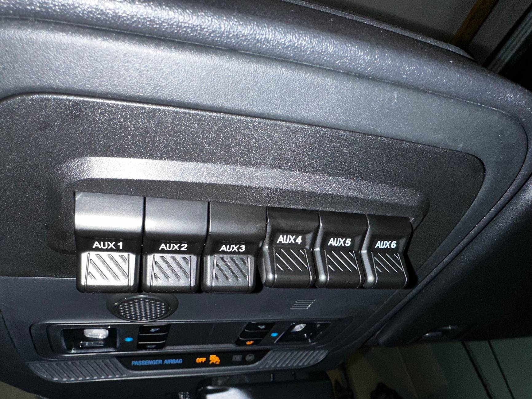 Ford Bronco Retrofit Aux Switches install completed IMG_5733