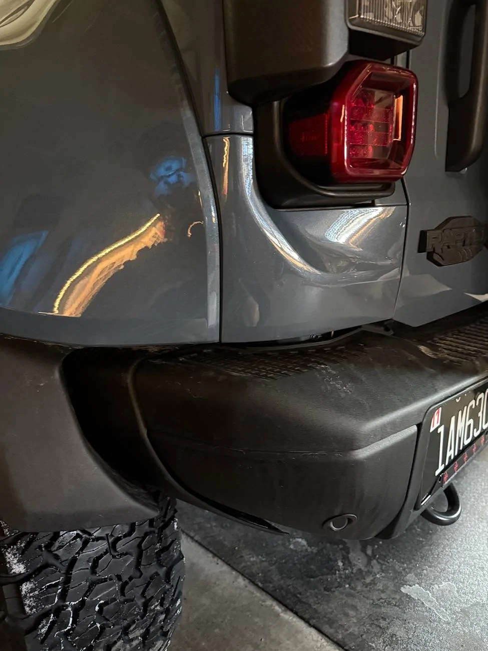 Ford Bronco Broken rear trim piece from factory? IMG_1516