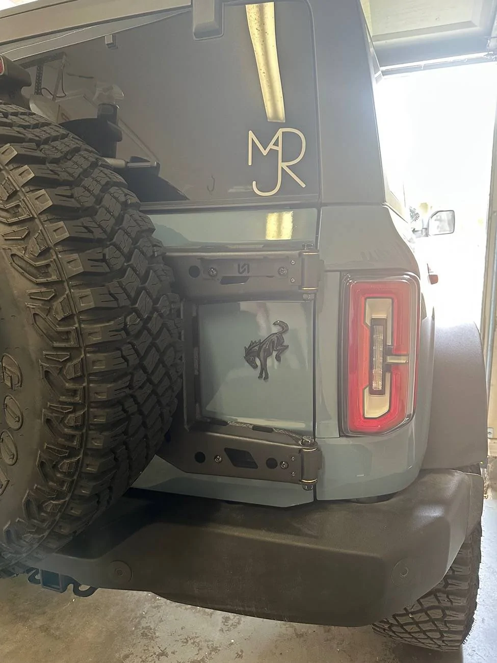 Ford Bronco Rear Bronco emblem location IMG_0629