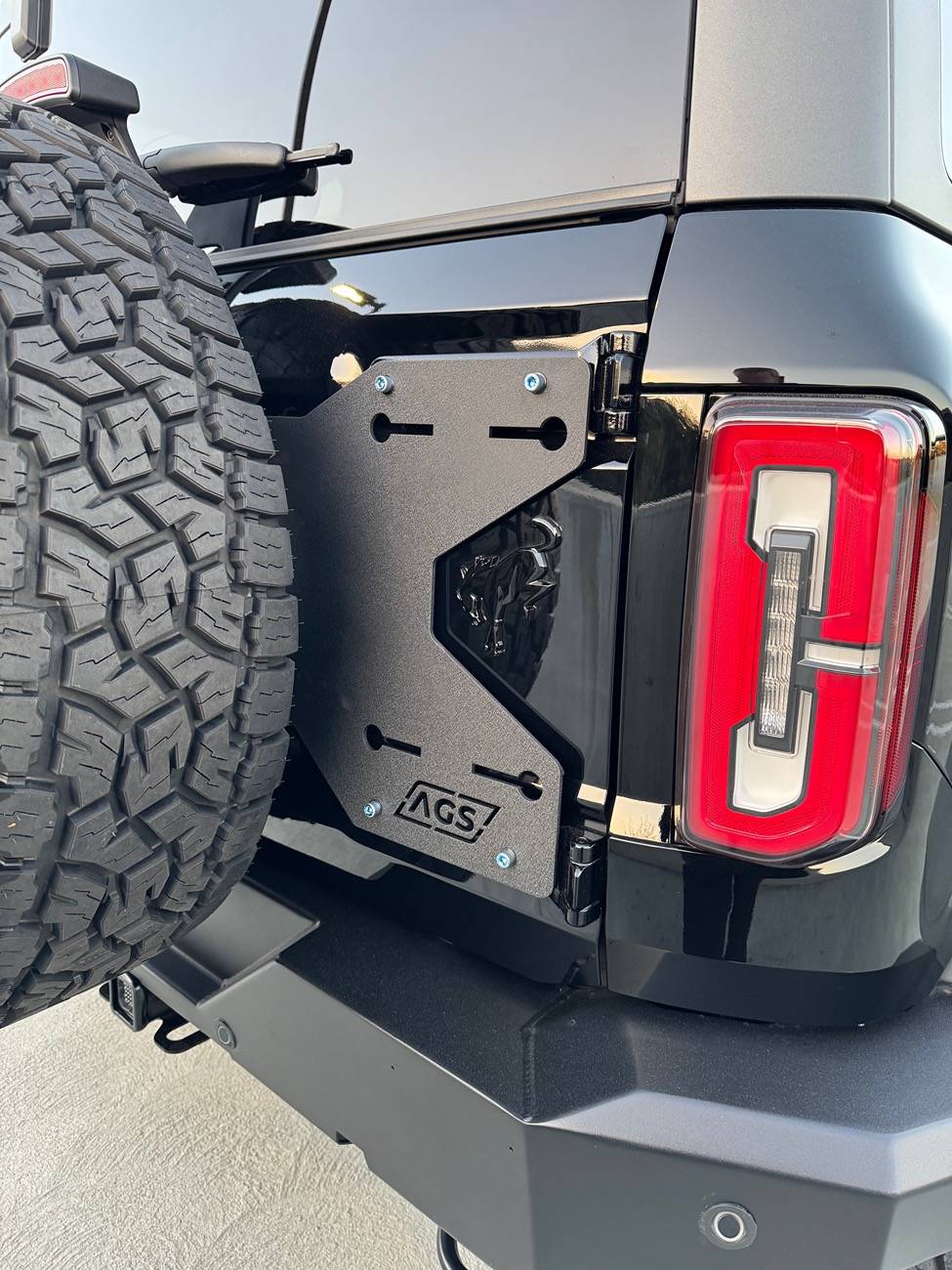Ford Bronco AGS Off-Road Modular Tailgate Reinforcement and Twin Compressor Mount IMG_3778