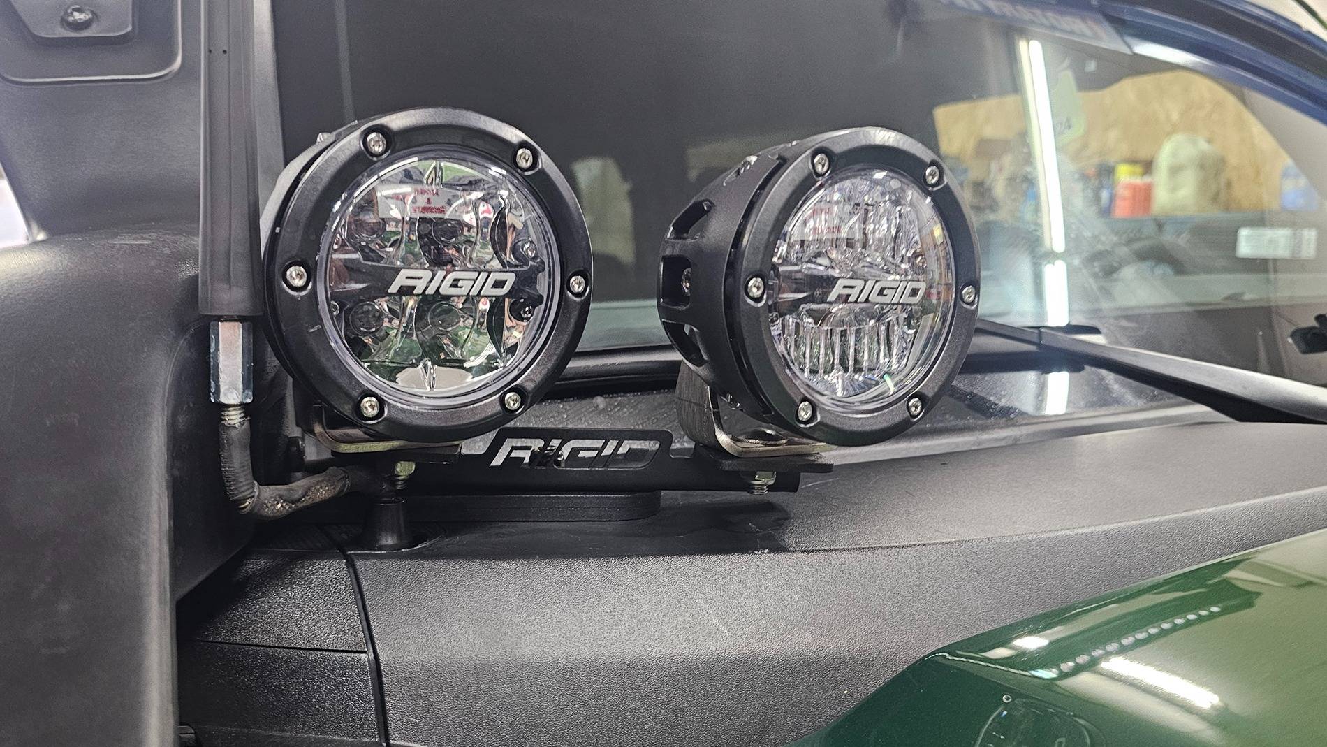 Ford Bronco Everglades A-pillar lights with snorkel? 20250320_181944