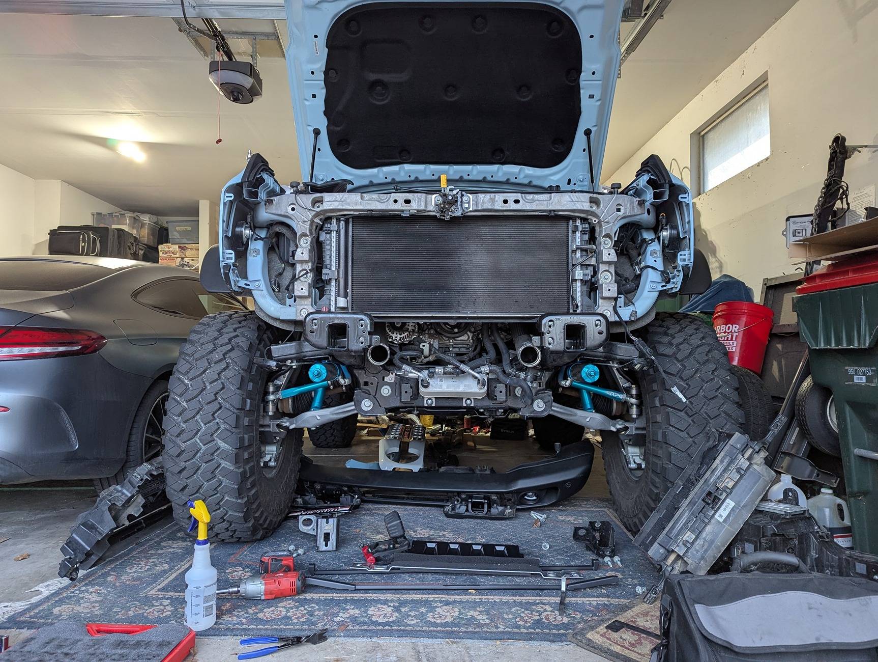 Ford Bronco What did you do TO / WITH your Bronco today? 👨🏻‍🔧🧰🚿🛠 stripped