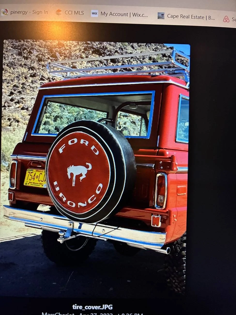 Ford Bronco Spare Tire Cover IMG_0243
