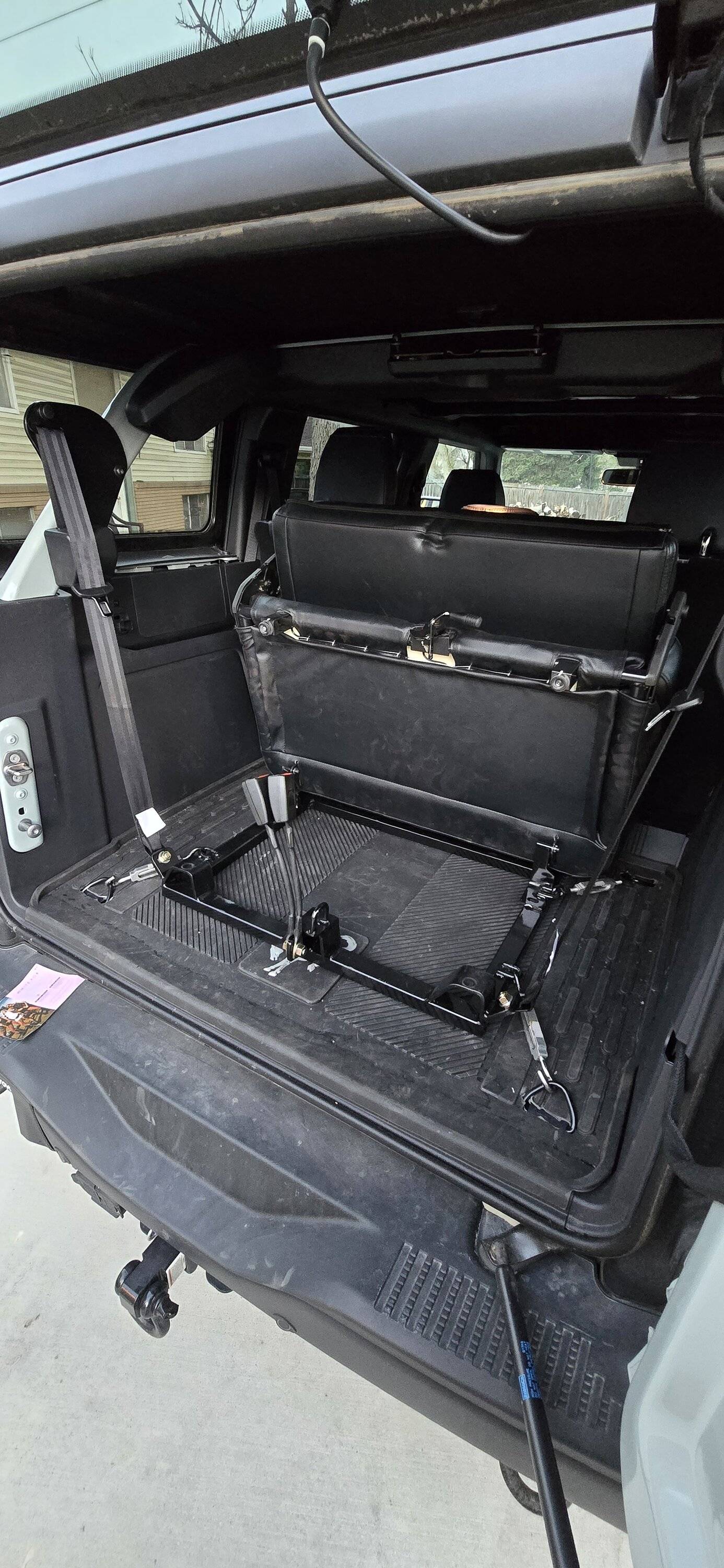 Ford Bronco Third row installed in 4 door Bronco (Not for Highway Use) 20250325_072837