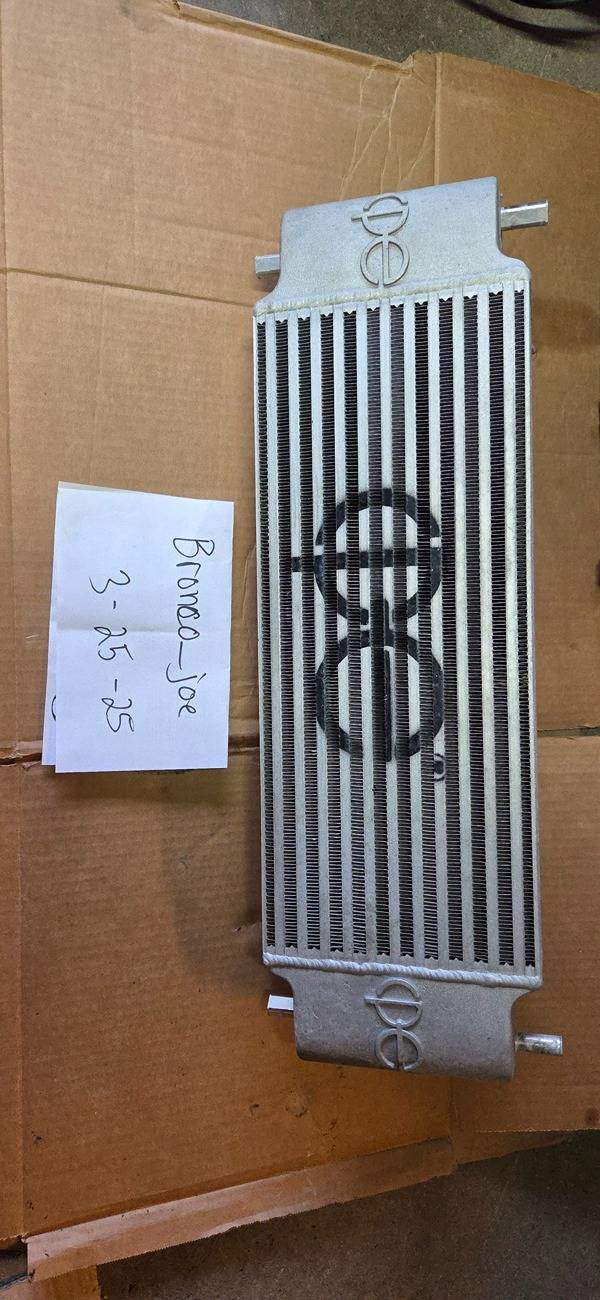 Ford Bronco Cpe core intercooler $375 20250325_180148