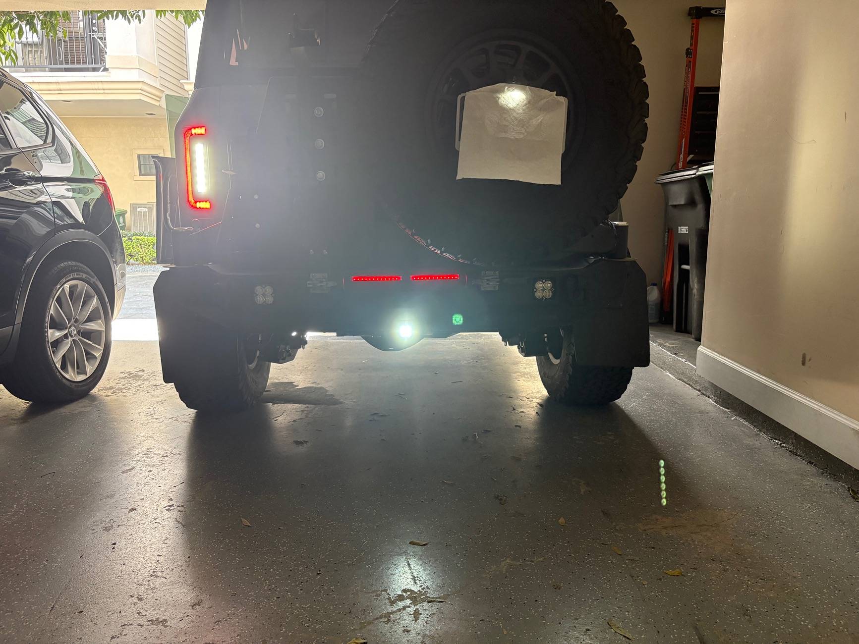 Ford Bronco Added Supplemental Tail Lights IMG_0879