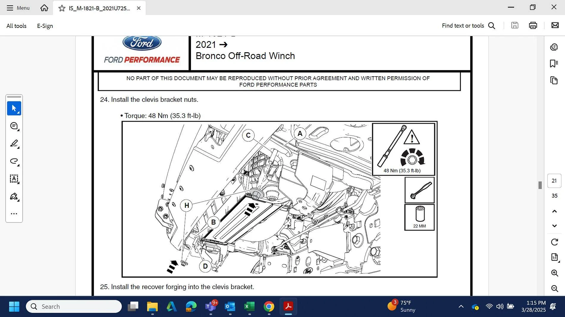Ford Bronco Help identifying bracket number NOT the recovery hook 1743182478014-7u