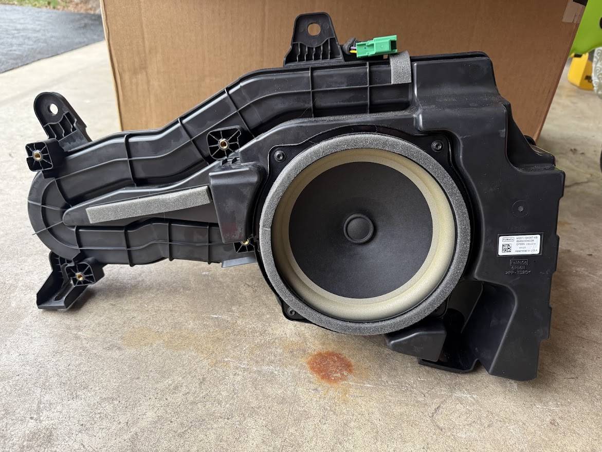 Ford Bronco 2024 OEM B&O Subwoofer unmodified -- $200 OBO sub front