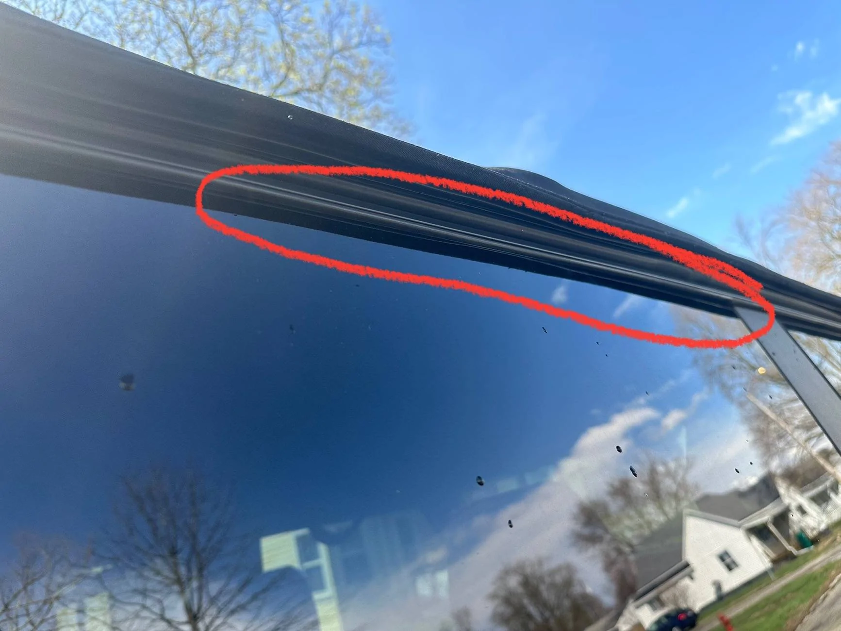 Ford Bronco Rubber window seal IMG_1710