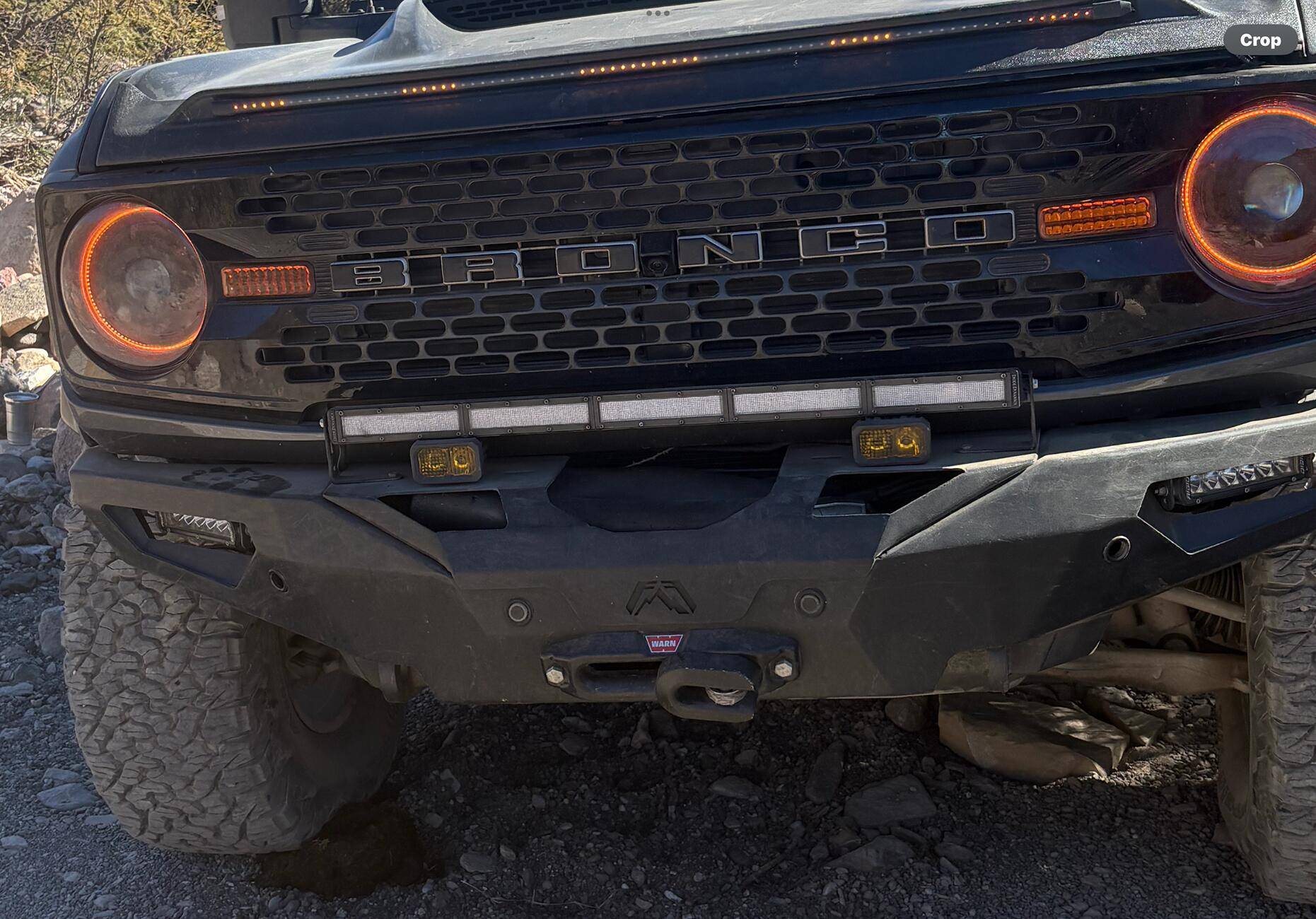 Ford Bronco What brand and beam pattern did you choose for fog lights IMG_2023