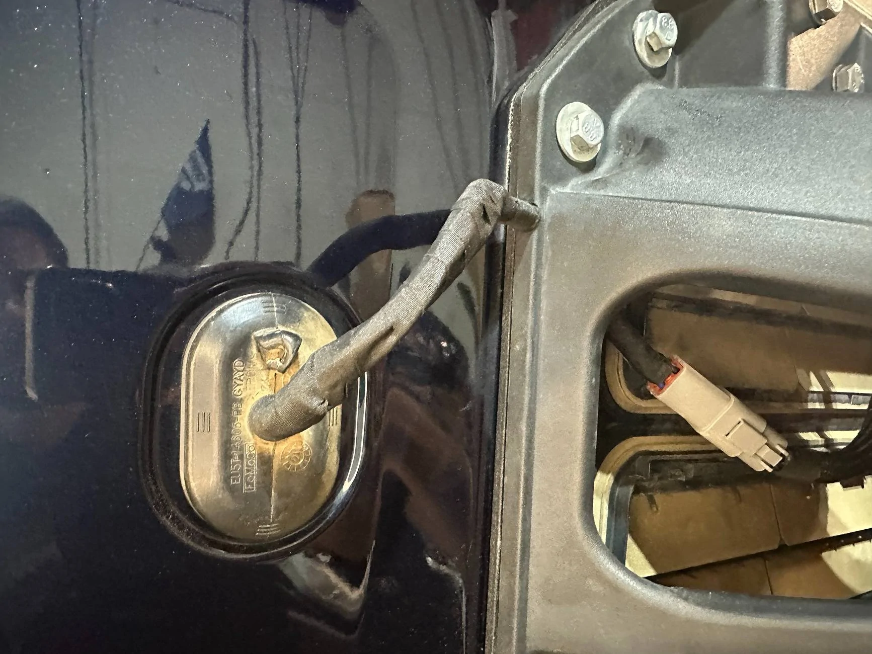 Ford Bronco Hammer Built 3rd Brake/Chase/Running/Reverse Light Install. IMG_3882