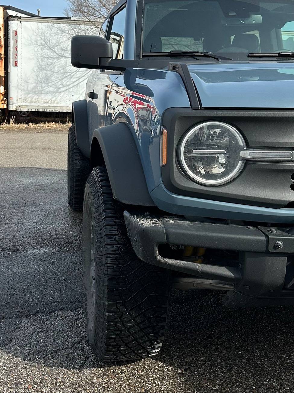 Ford Bronco Added 1.5" spacers today IMG_3121