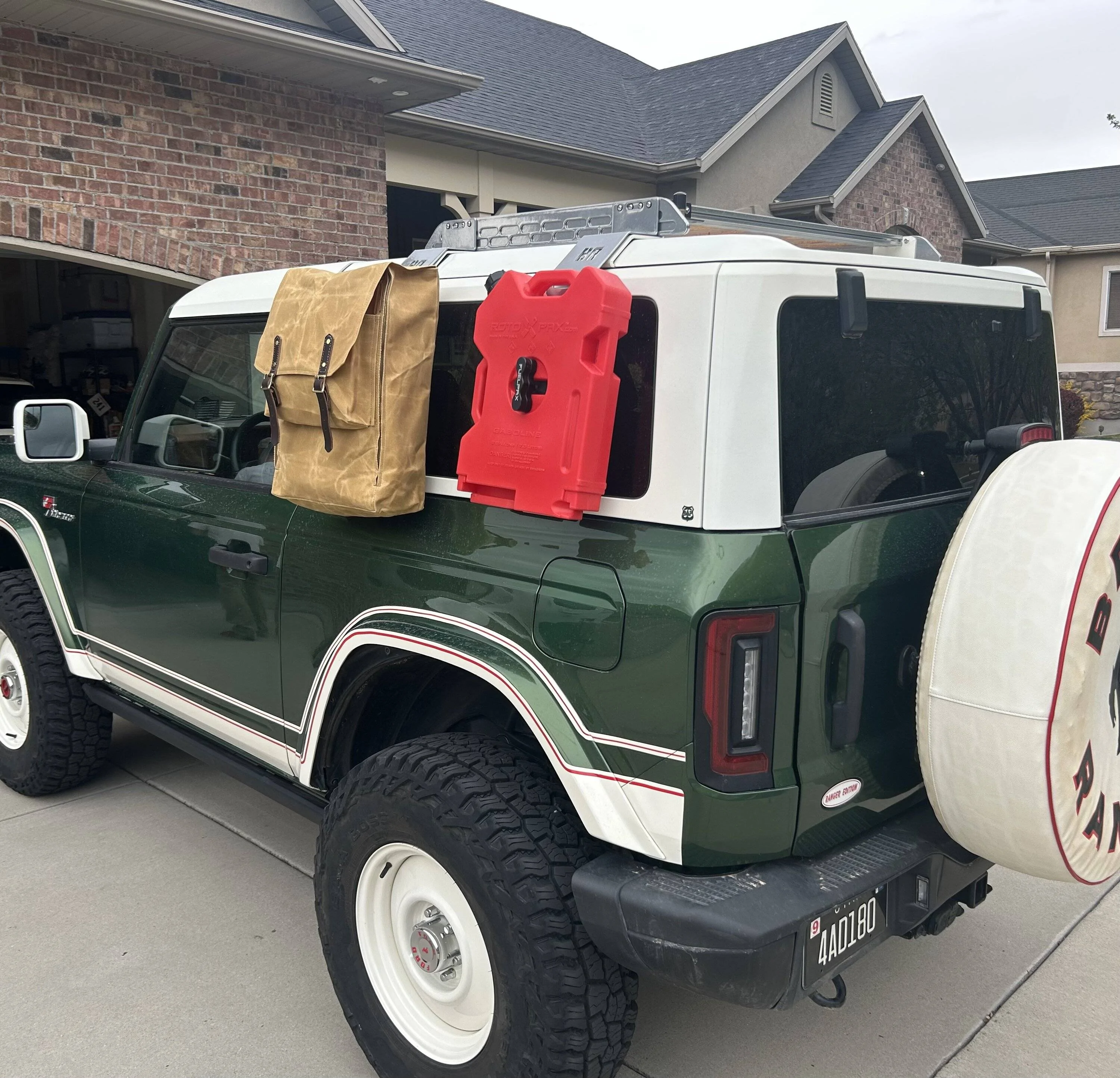 Ford Bronco First prototype rotopax cover/storage bag IMG_9849