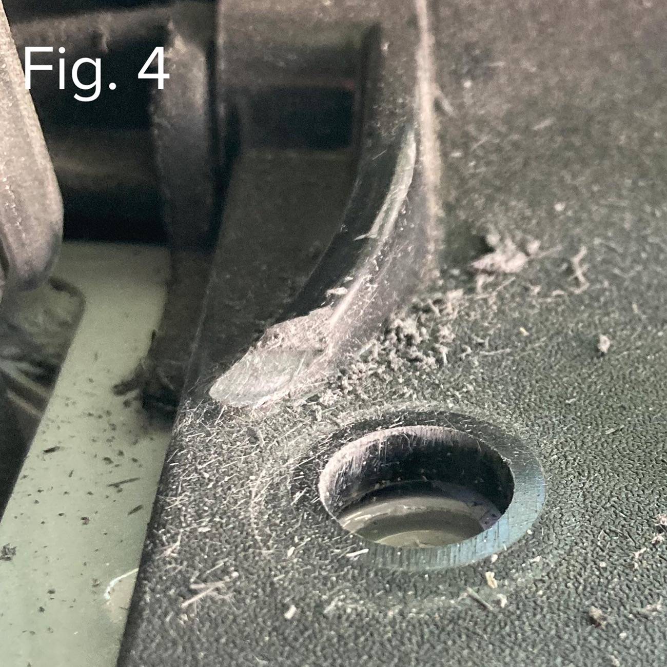 Ford Bronco Budget tie downs on the rear shell bolts 4-tie-down-flange-shave