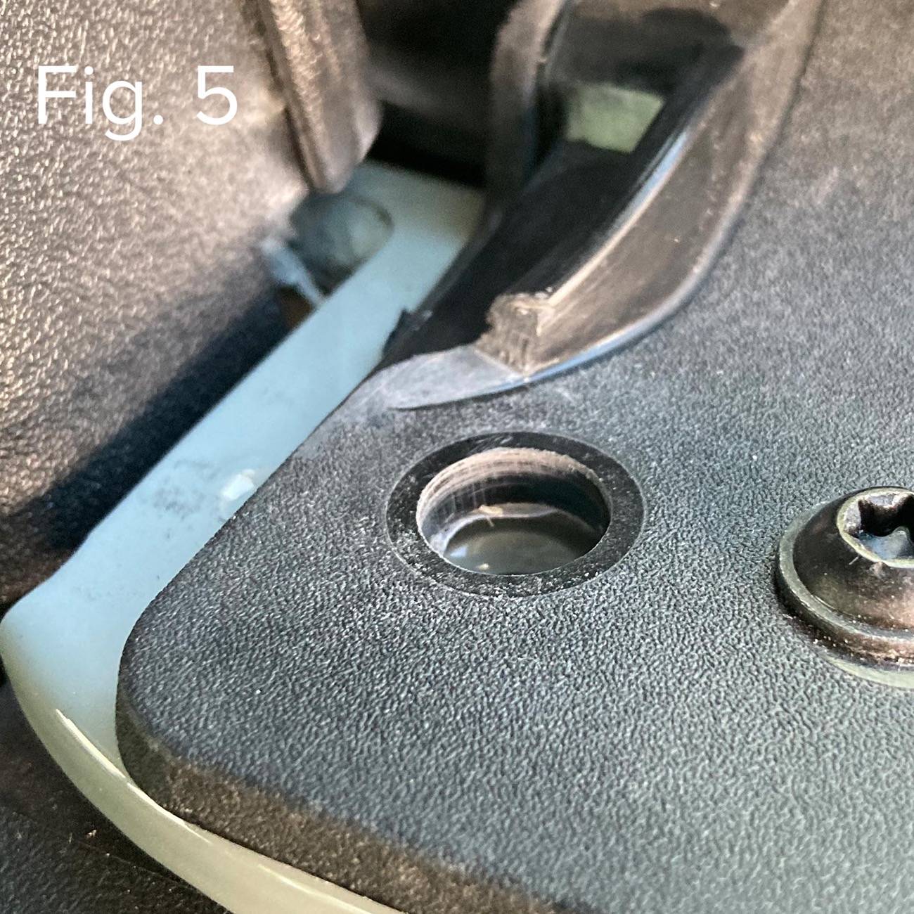 Ford Bronco Budget tie downs on the rear shell bolts 5-tie-down-flange-flush