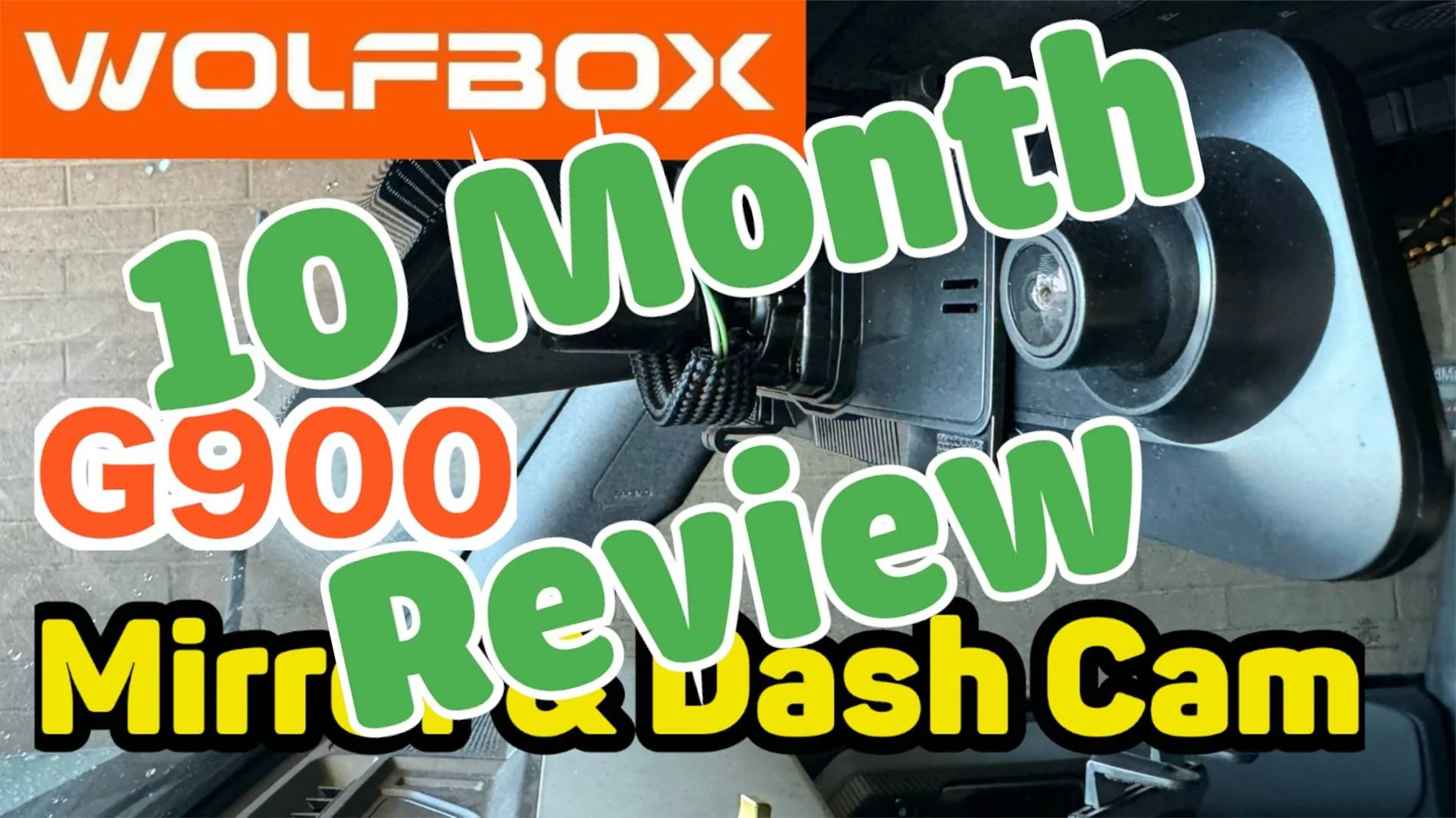 Ford Bronco 10 month review of the Wolfbox g900 dash camera IMG_8241