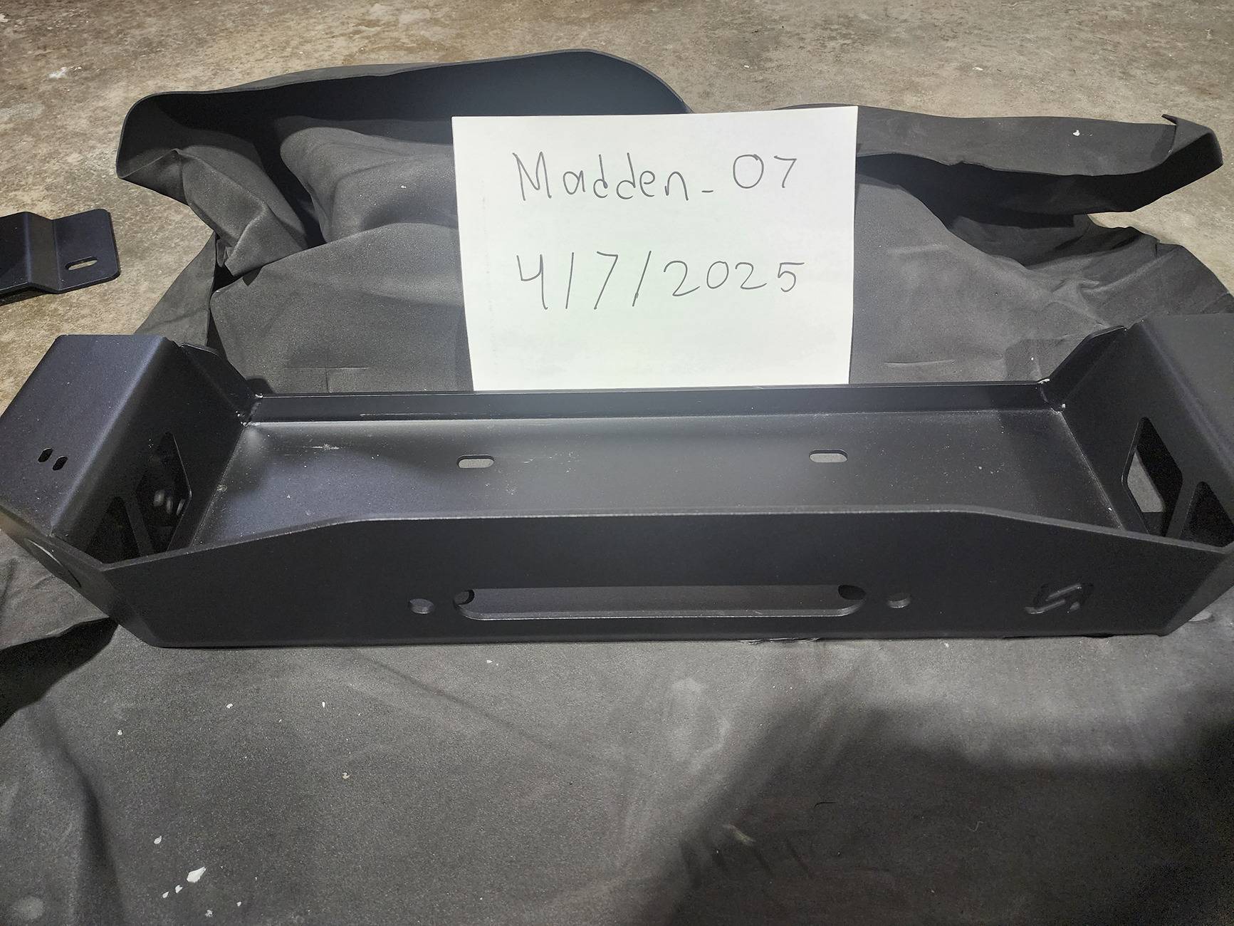 Ford Bronco Turn Offroad OEM Modular Bumper Winch Plate 20250407_170530